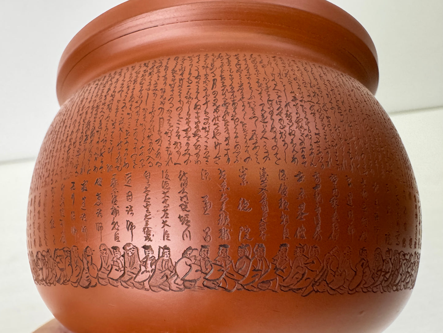Y9512 KOURO Tokoname-ware signed box Japan antique Incense Burner fragrance