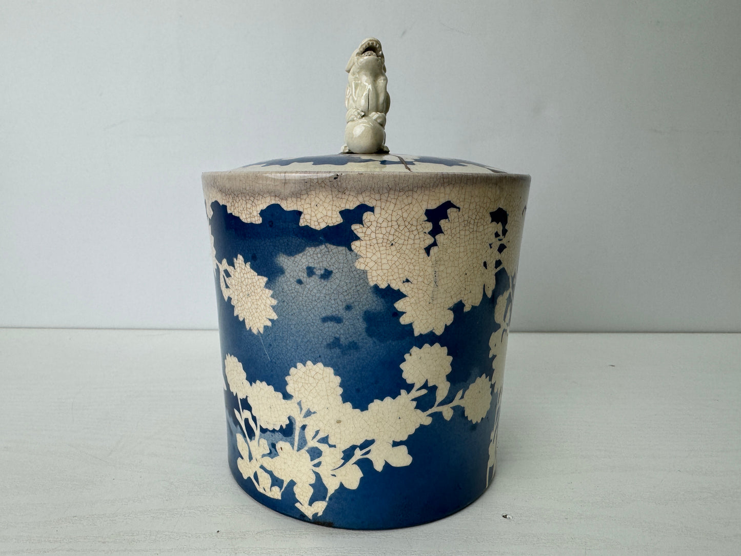 Y9516 MIZUSASHI Kyo-ware water pot kintsugi Japan antique Sencha tea ceremony