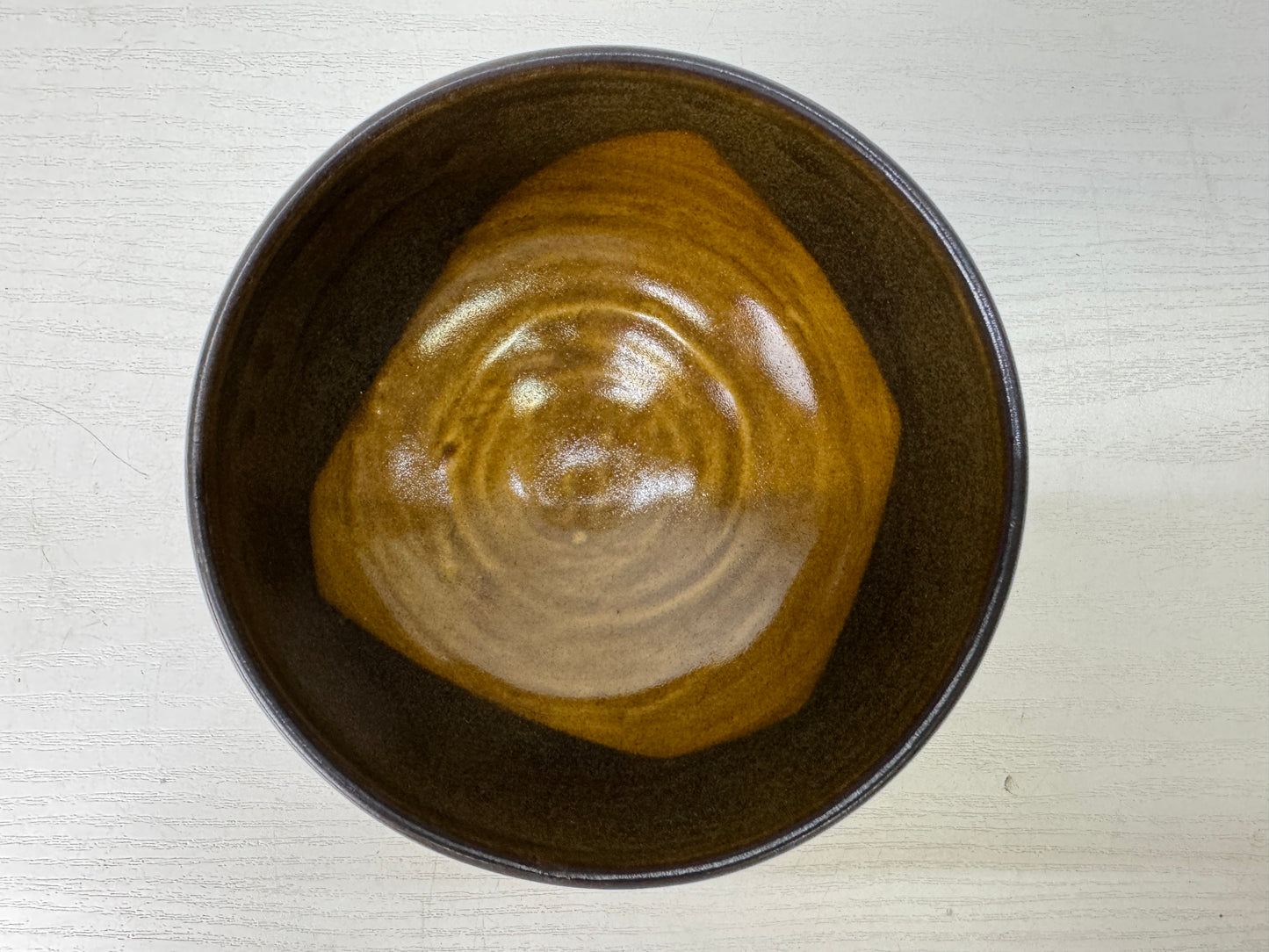 Y9521 CHAWAN Seto-ware bowl signed box Japan antique tea ceremony pottery cup