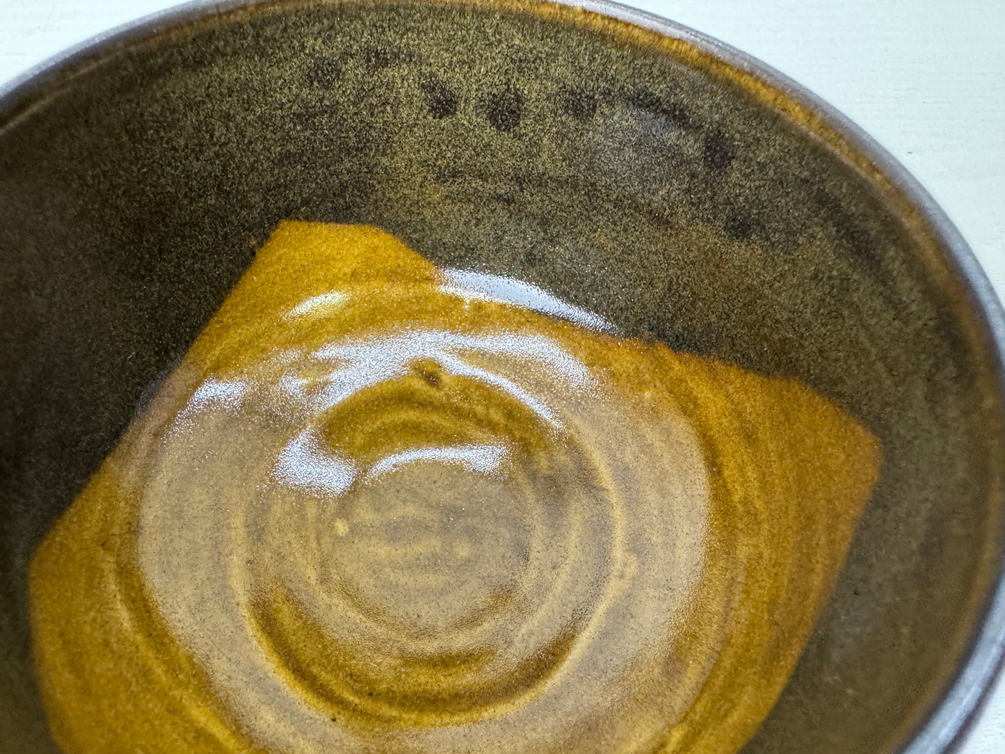 Y9521 CHAWAN Seto-ware bowl signed box Japan antique tea ceremony pottery cup