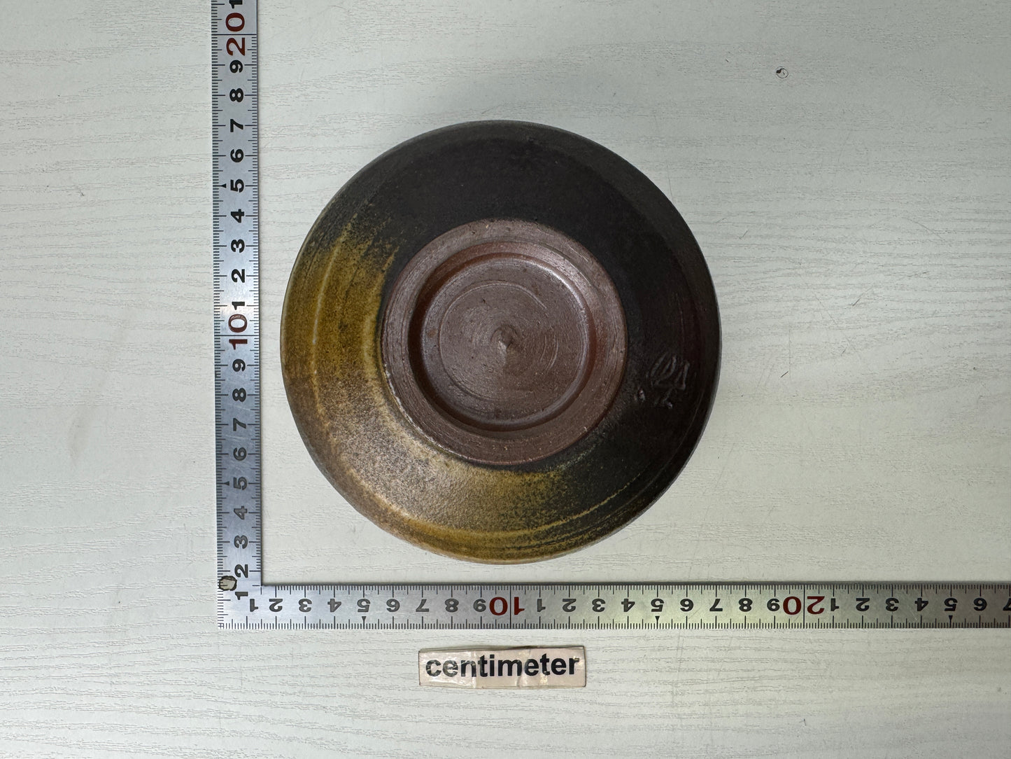 Y9522 CHAWAN Bizen-ware bowl signed box Japan antique tea ceremony pottery cup