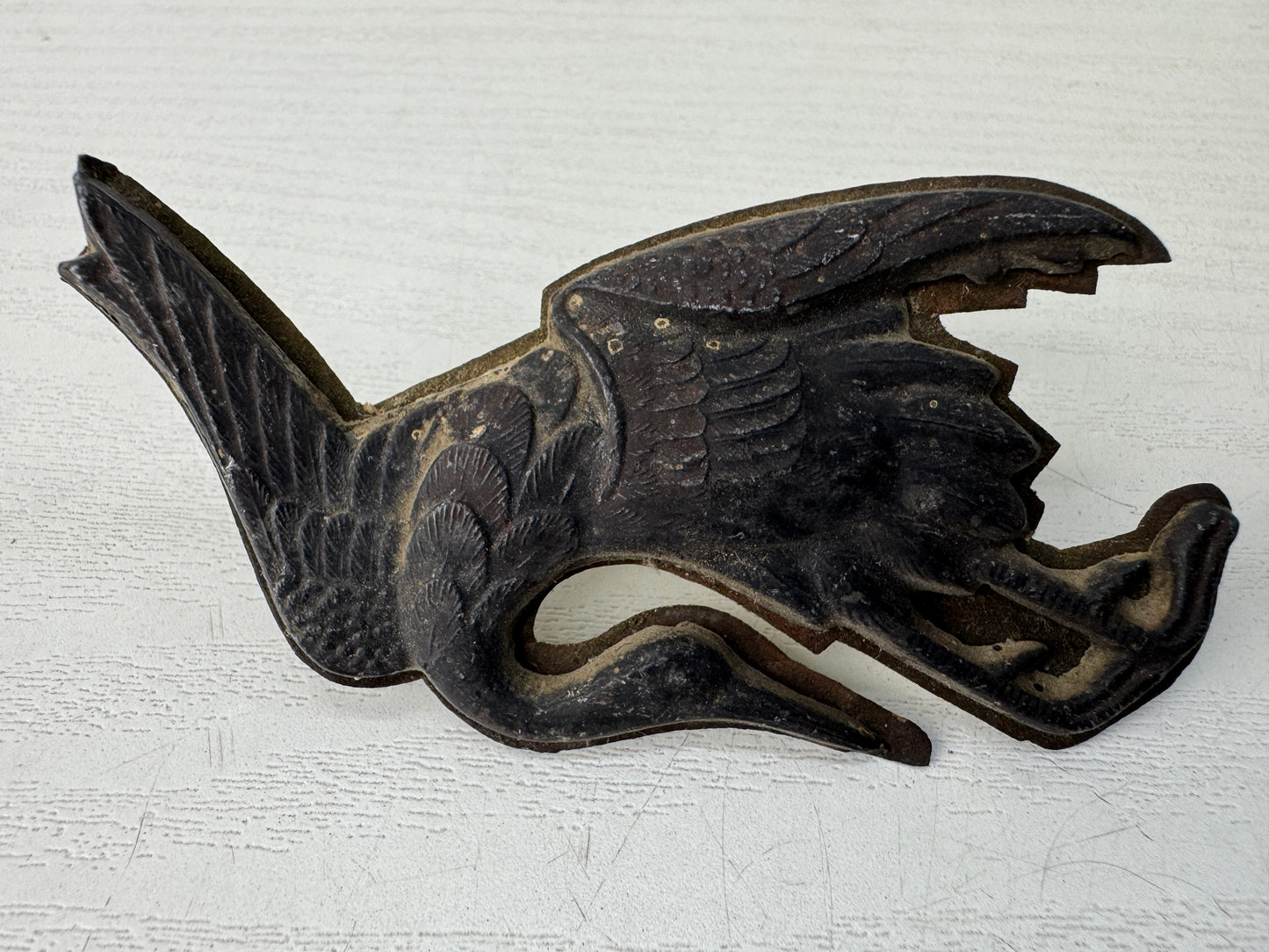 Y9526 KUGI-KAKUSHI Decorative nail head cover Crane 2 pieces Japan antique decor