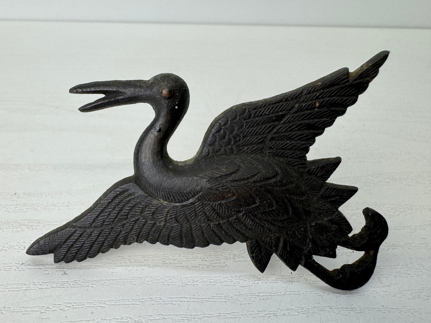 Y9527 KUGI KAKUSHI Decorative nail head cover Crane 3 pieces Japan antique decor