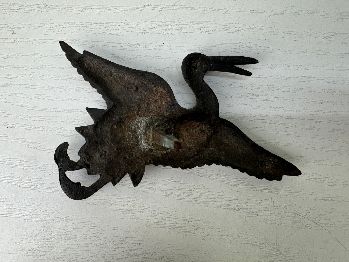 Y9527 KUGI KAKUSHI Decorative nail head cover Crane 3 pieces Japan antique decor
