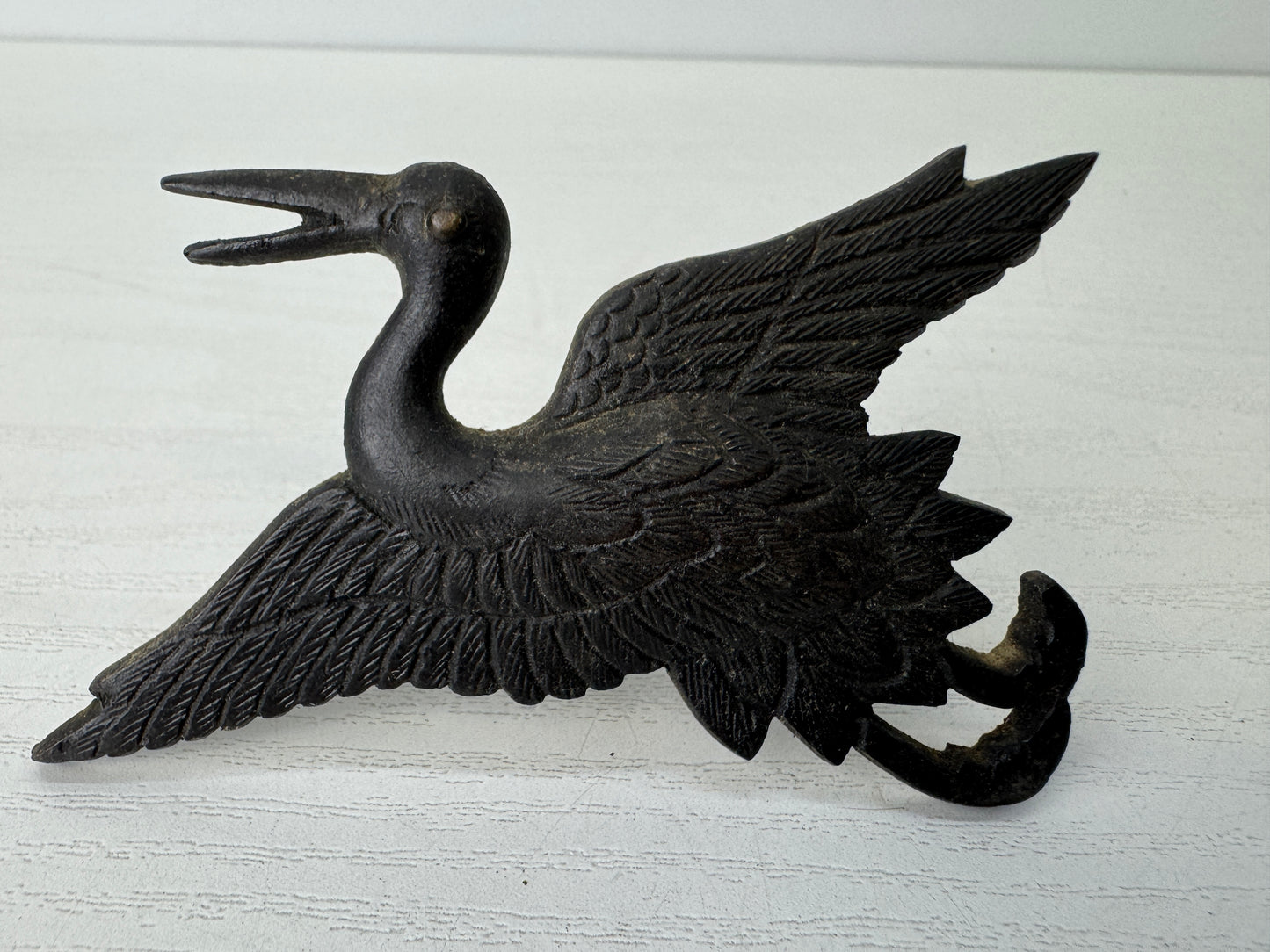 Y9527 KUGI KAKUSHI Decorative nail head cover Crane 3 pieces Japan antique decor