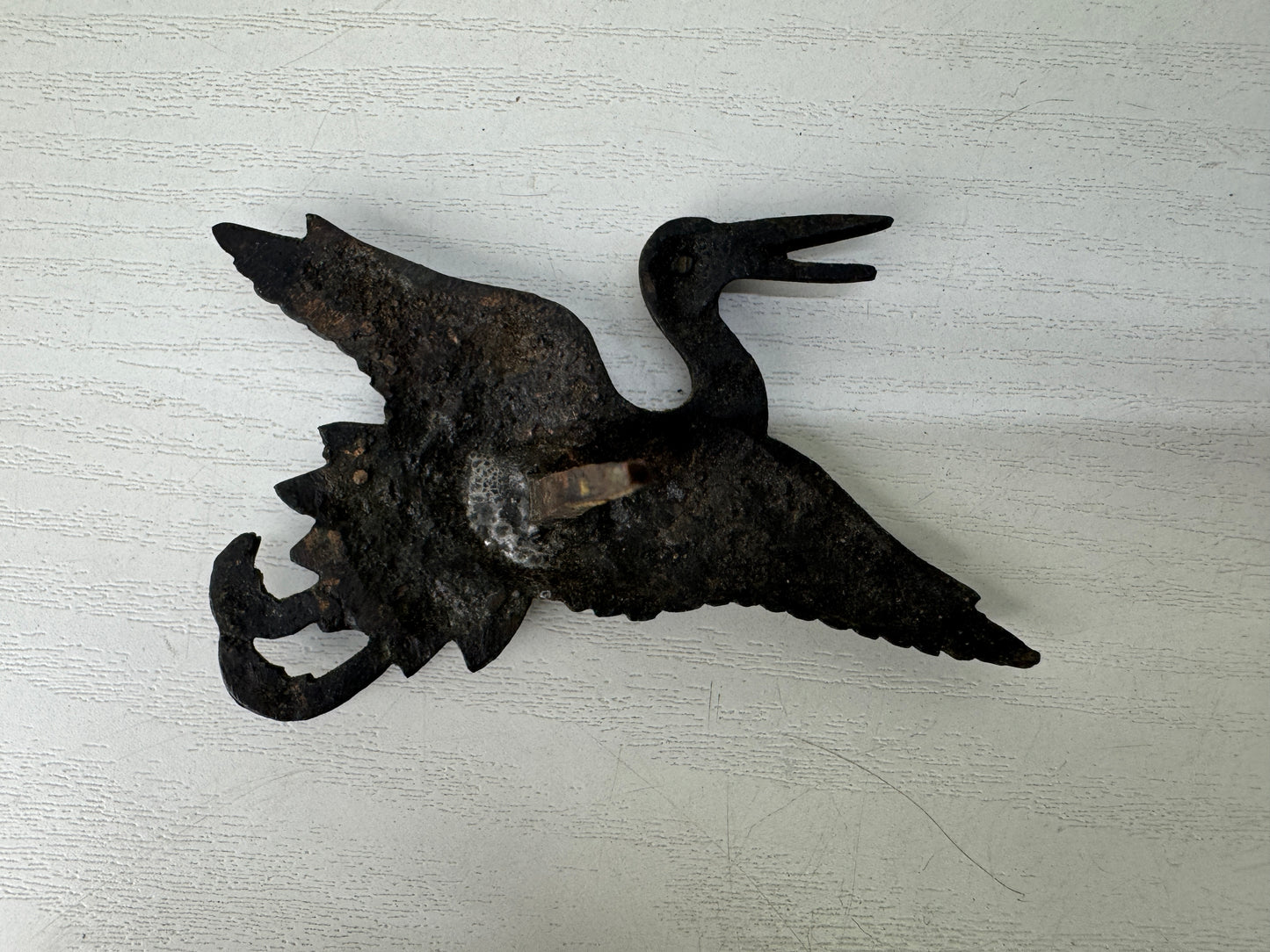 Y9527 KUGI KAKUSHI Decorative nail head cover Crane 3 pieces Japan antique decor