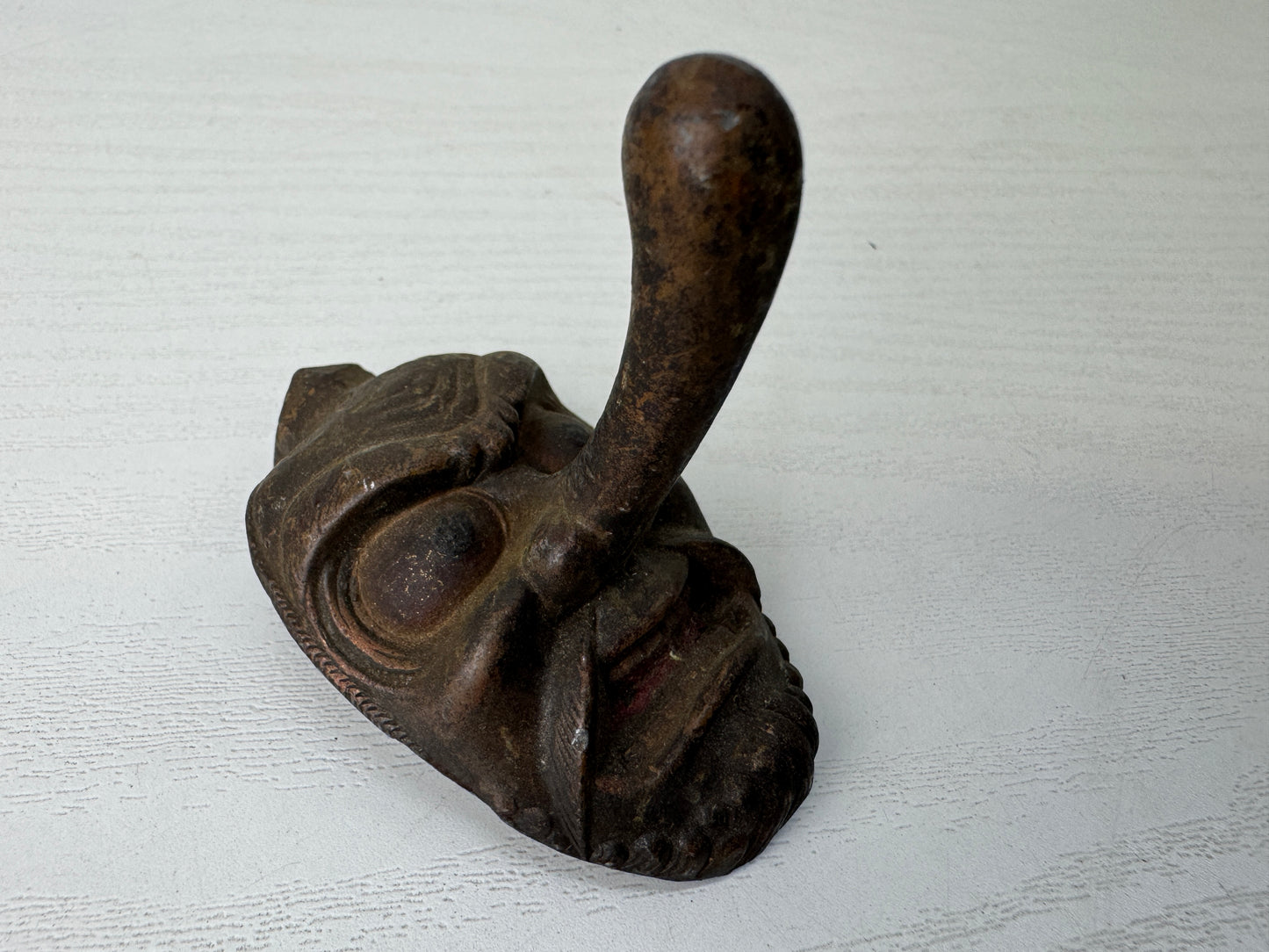 Y9532 KUGI KAKUSHI Tengu goblin hook 2 pieces Japanese house Japan antique decor