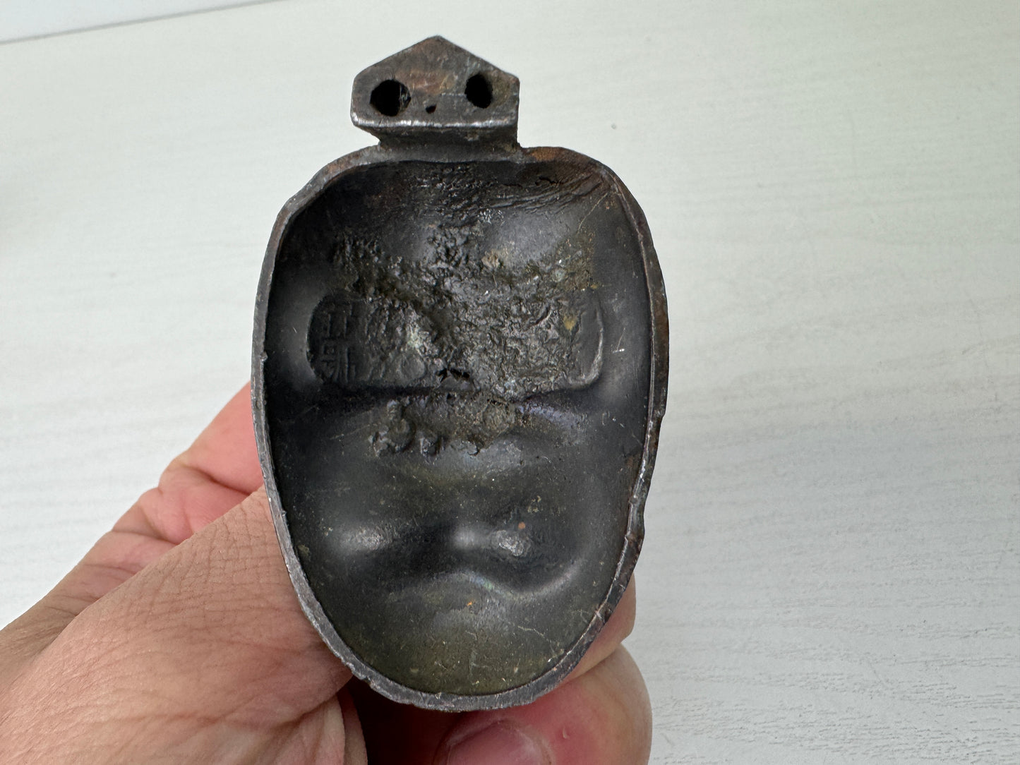 Y9532 KUGI KAKUSHI Tengu goblin hook 2 pieces Japanese house Japan antique decor