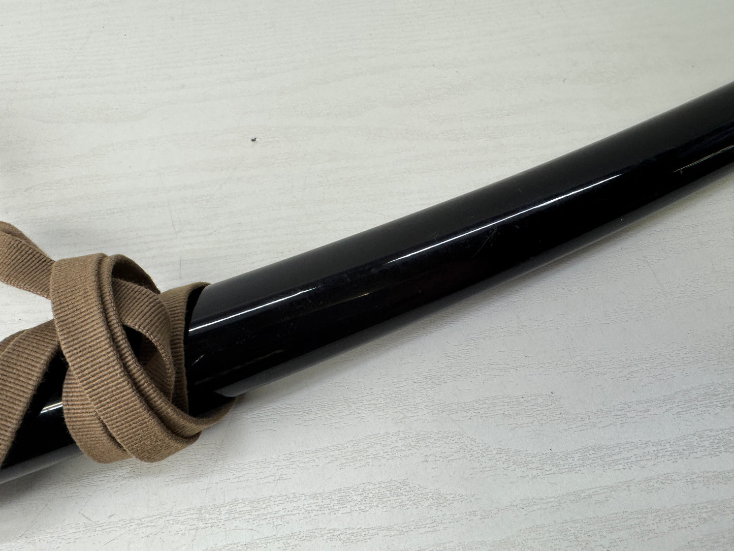 Y9546 SAYA Black lacquer Scabbard Japanese sword sheath Japan antique katana