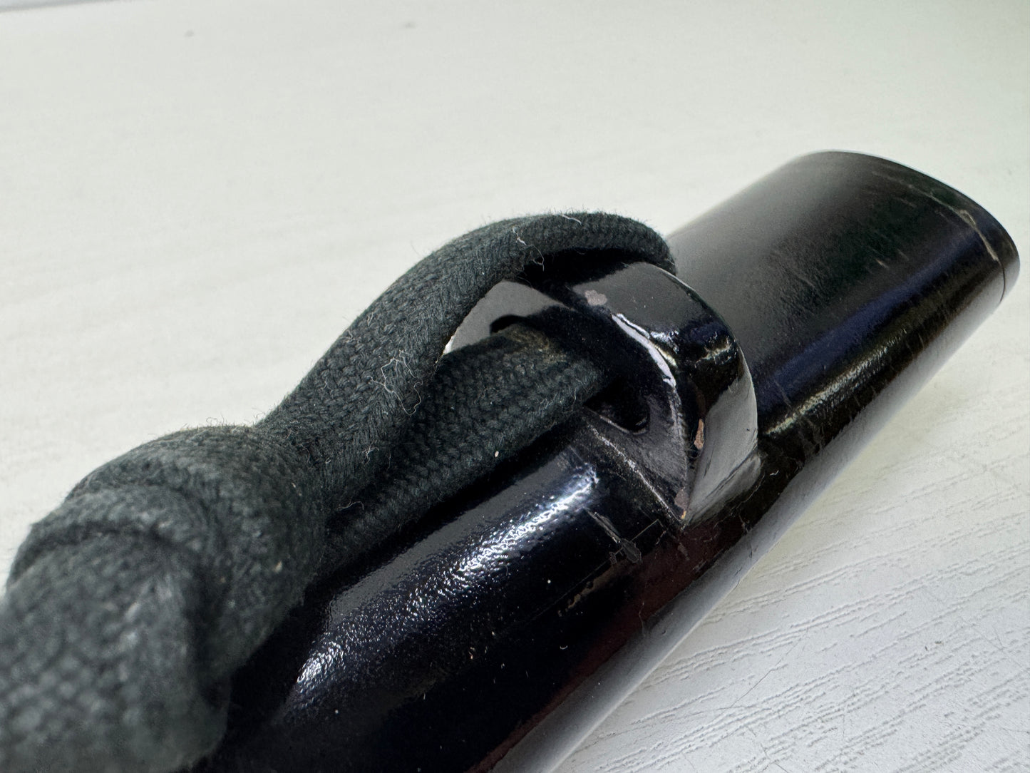 Y9547 SAYA Wakizashi scabbard black lacquer Japan antique samurai katana sheath