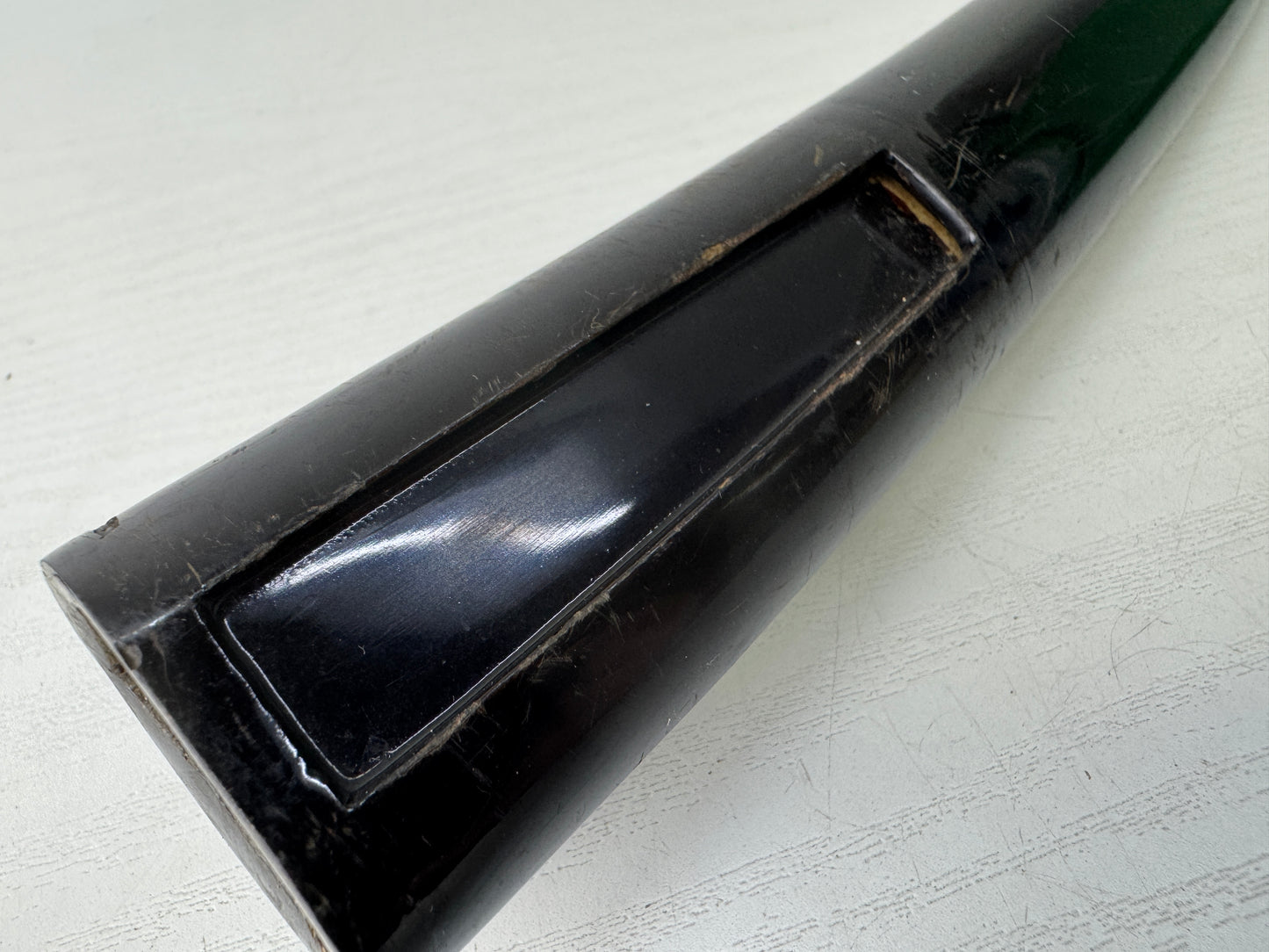 Y9548 SAYA Wakizashi scabbard black lacquer Japan antique samurai katana sheath