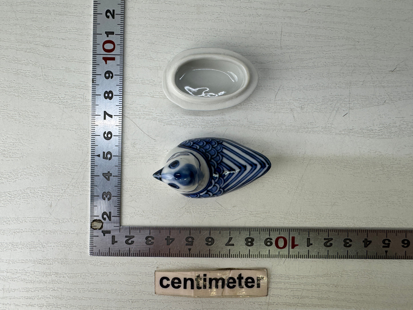 Y9565 BOX Kyo-ware signed Bird Japan antique incense case fragrance aromatherapy