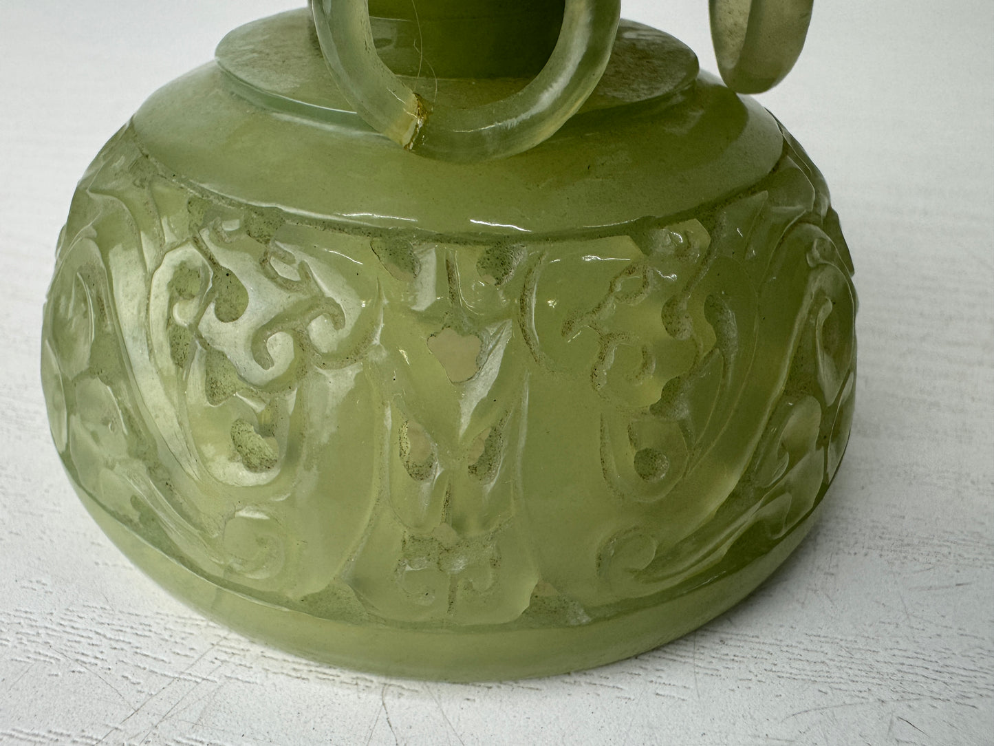 Y9569 KOURO Jade Ancient pattern China antique Incense Burner fragrance aroma