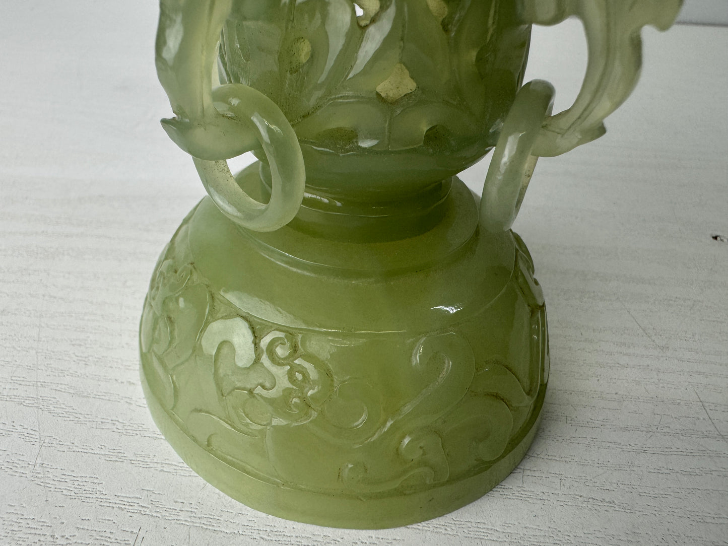 Y9569 KOURO Jade Ancient pattern China antique Incense Burner fragrance aroma