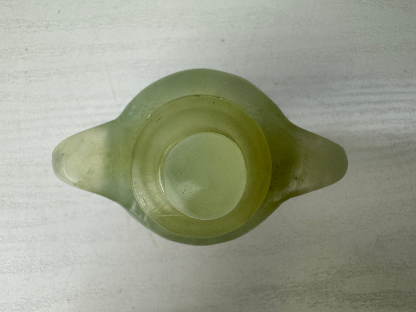 Y9571 KOURO Jade small box Japan antique incense burner fragrance aromatherapy