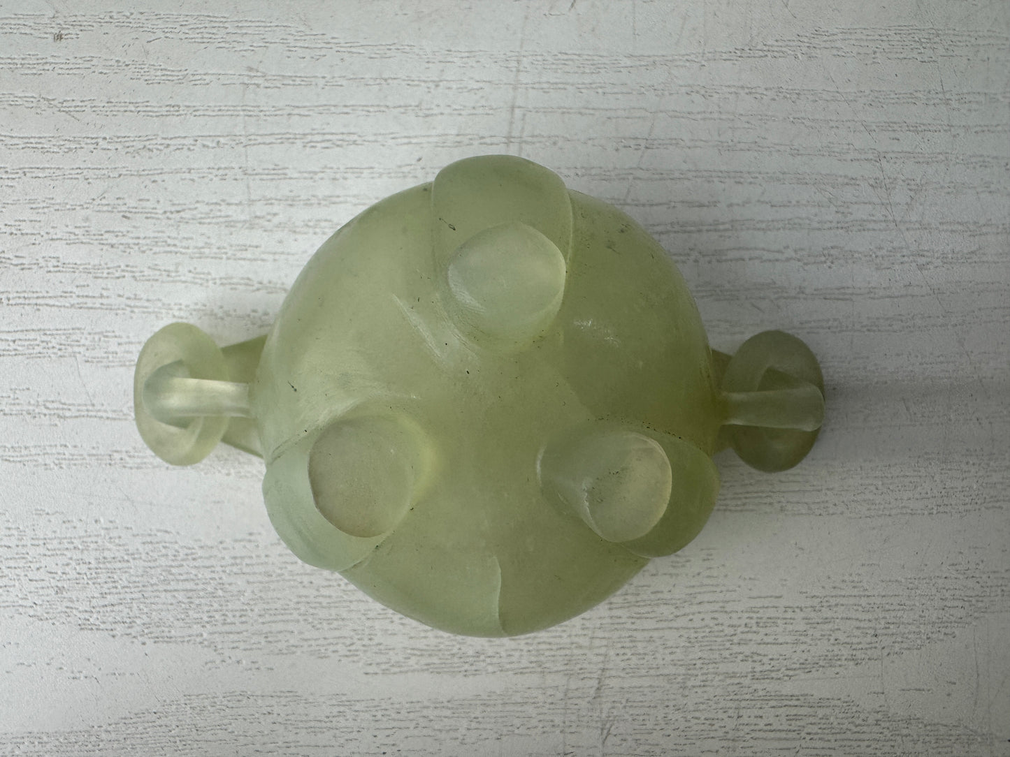 Y9571 KOURO Jade small box Japan antique incense burner fragrance aromatherapy