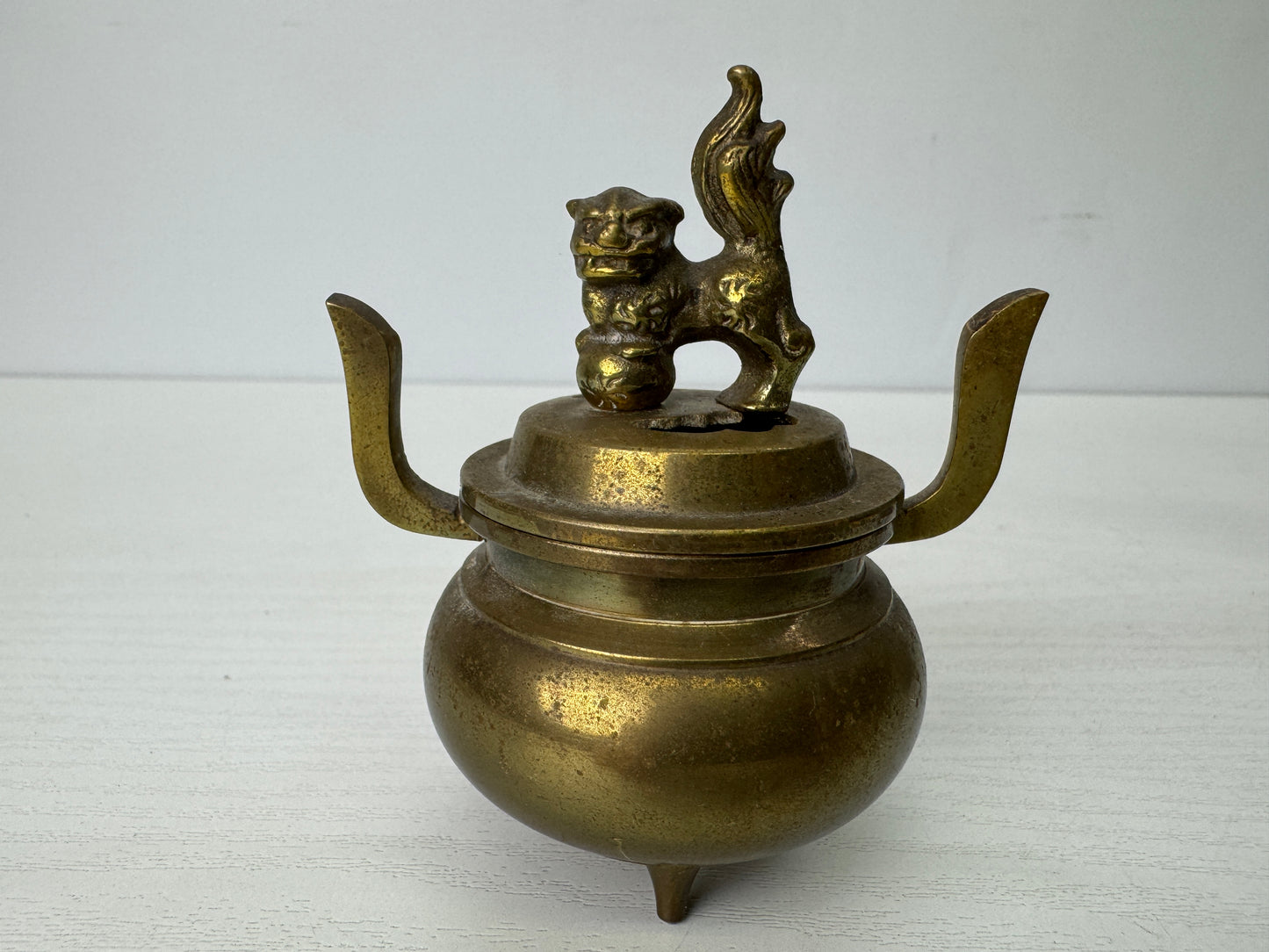 Y9600 Buddhist Altar Equipment Crane Turtle incense burner vase Japan antique