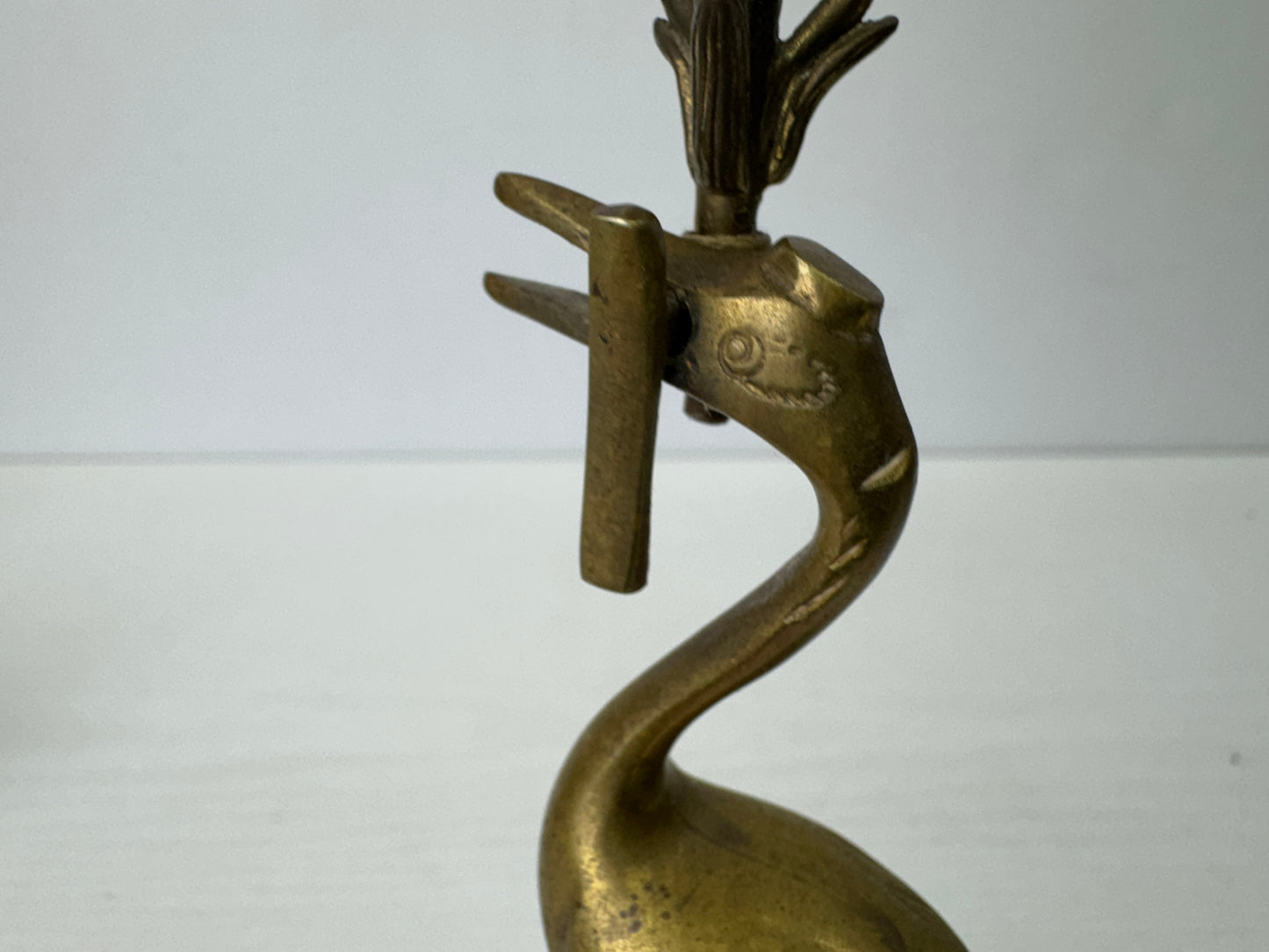 Y9600 Buddhist Altar Equipment Crane Turtle incense burner vase Japan antique