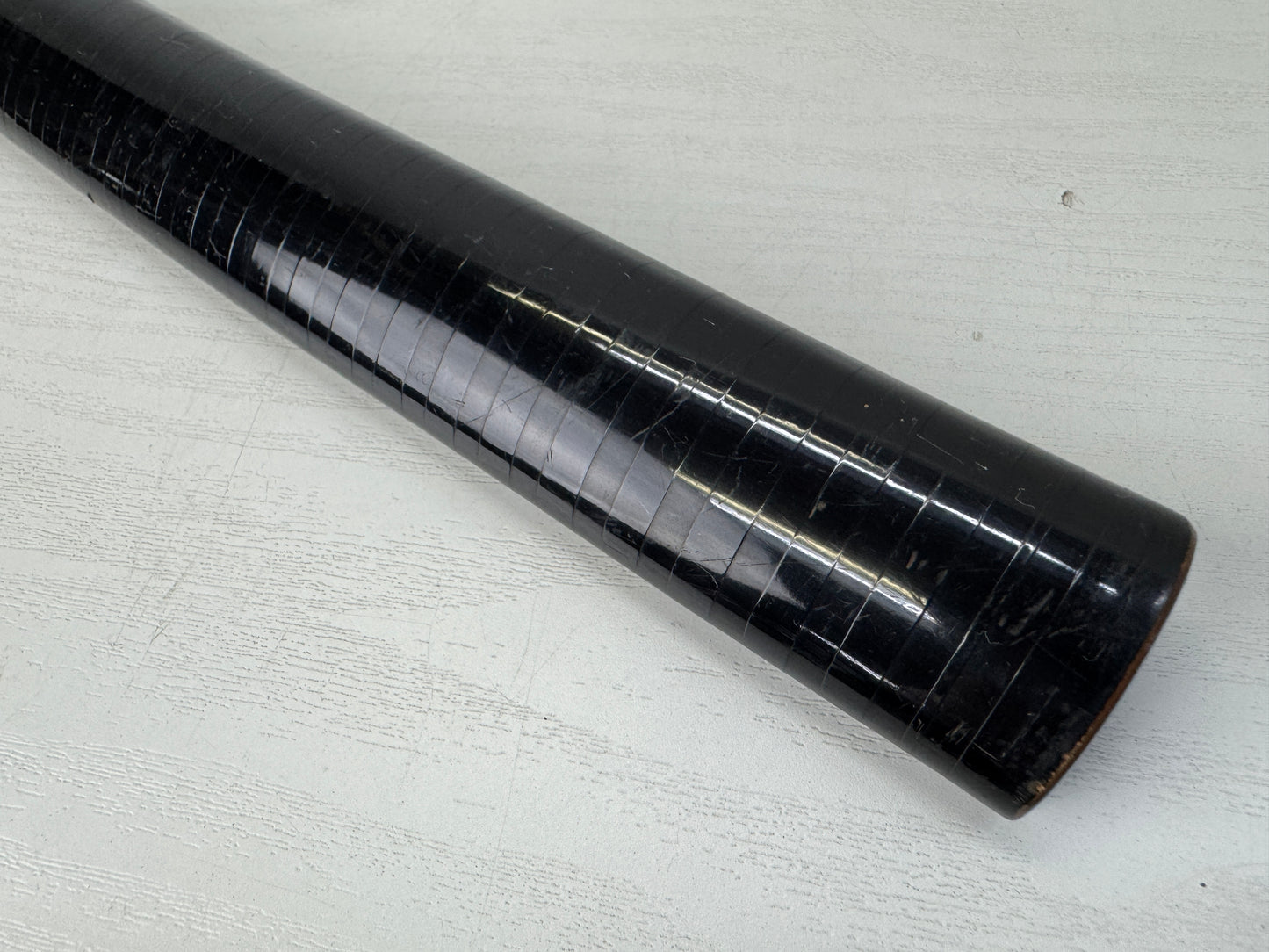 Y9602 SAYA Black lacquer Large sword sheath Japan antique samurai koshirae