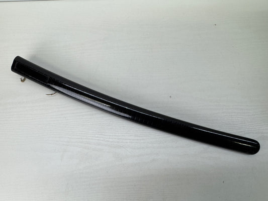 Y9603 SAYA Wakizashi scabbard Black lacquer sheath Japan antique samurai katana
