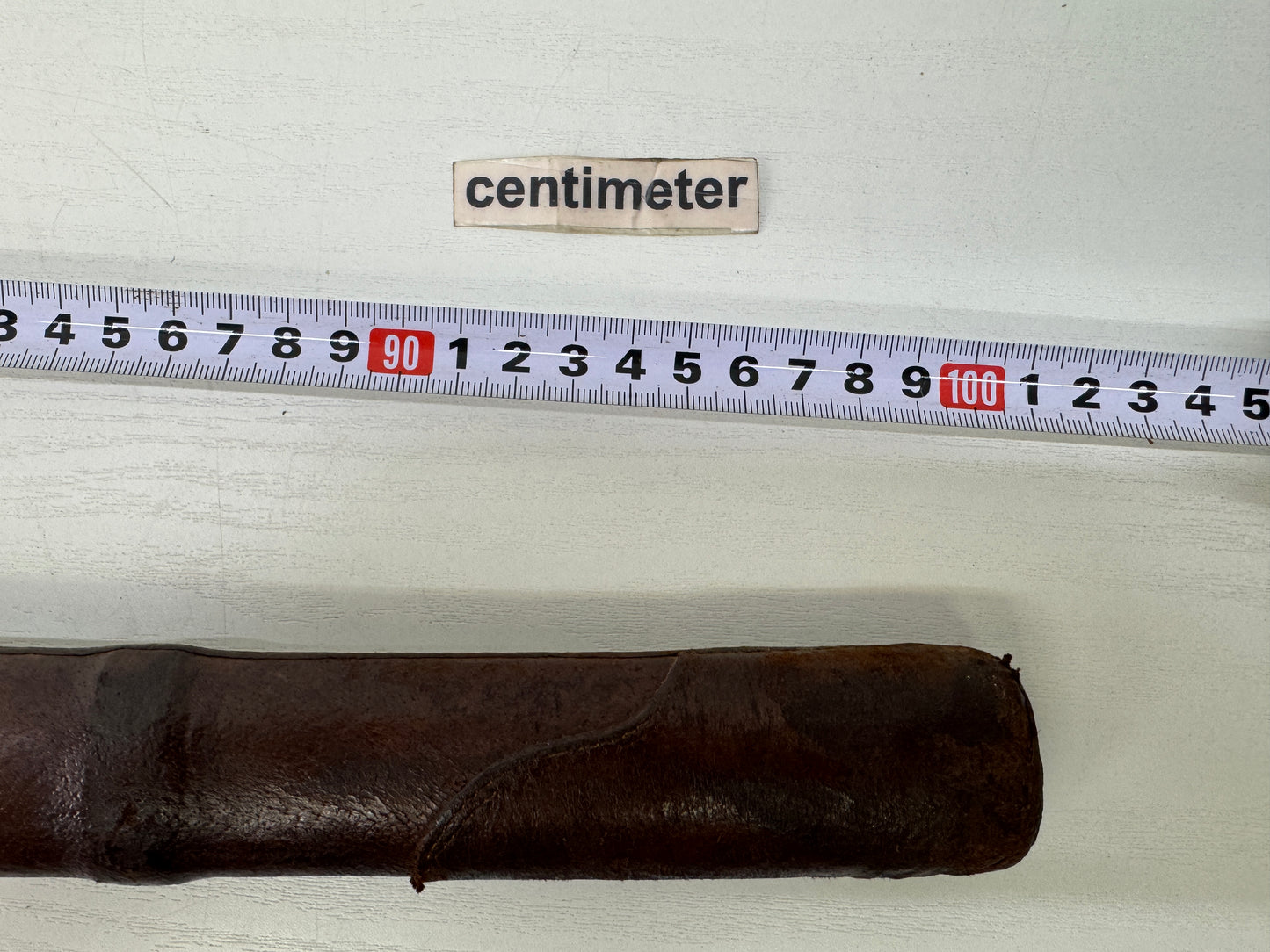 Y9607 Imperial Japan Army Military sword koshirae leather case Japan WW2 vintage