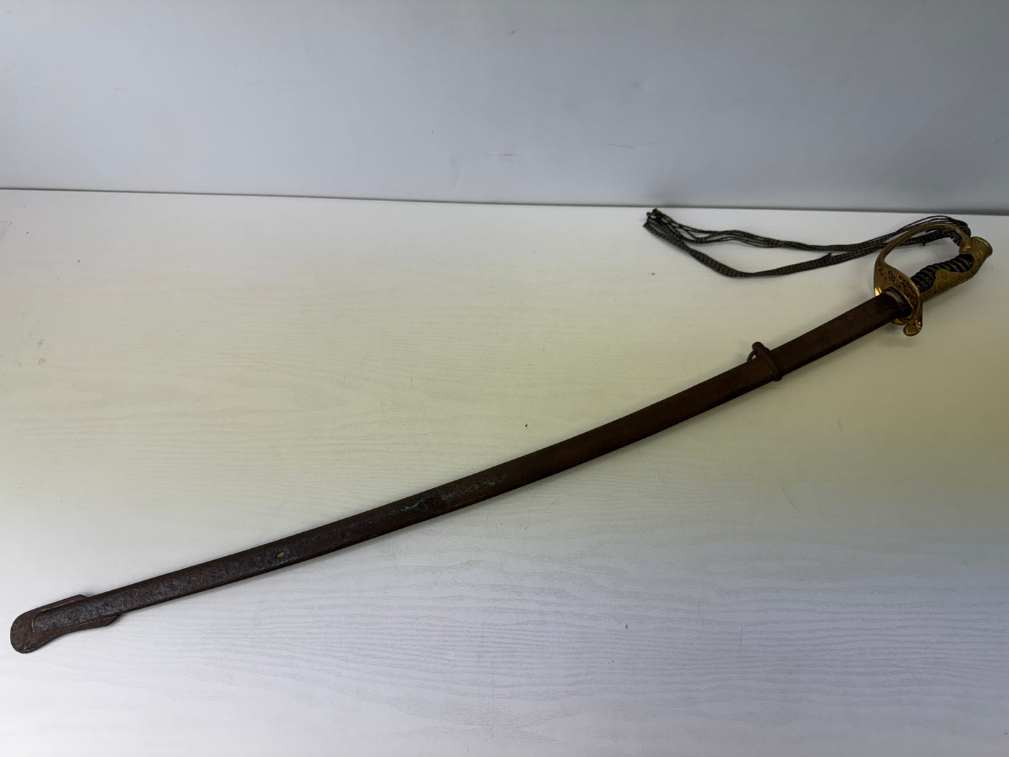 Y9608 Imperial Japan Army Navy Saber Commander sword koshirae Japan WW2 vintage