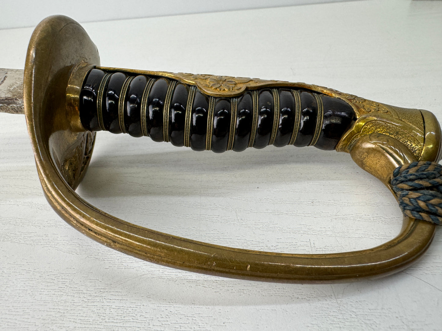 Y9608 Imperial Japan Army Navy Saber Commander sword koshirae Japan WW2 vintage