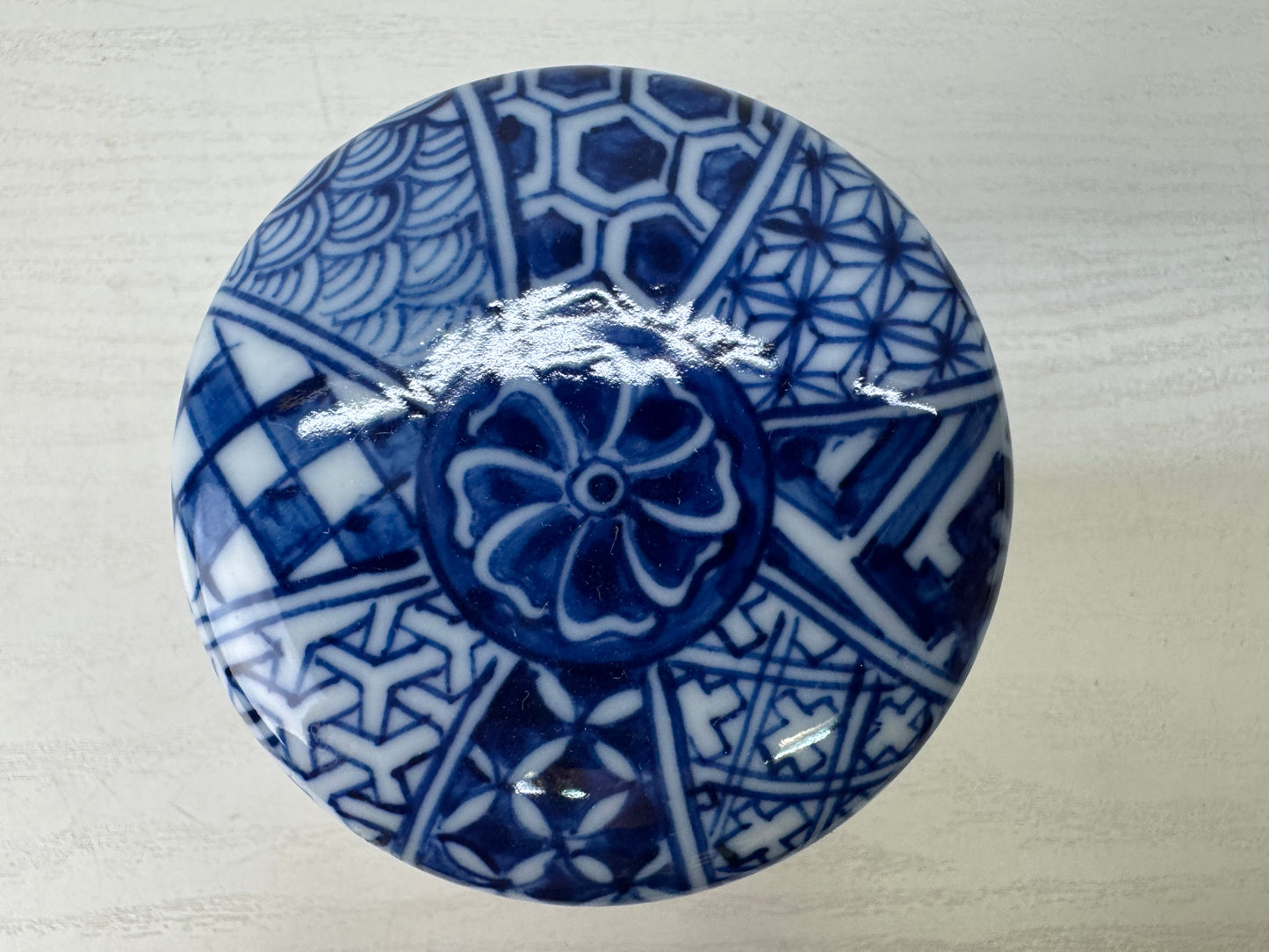 Y9611 TEA CADDY Kyo-ware Natsume signed box Japan antique tea ceremony matcha