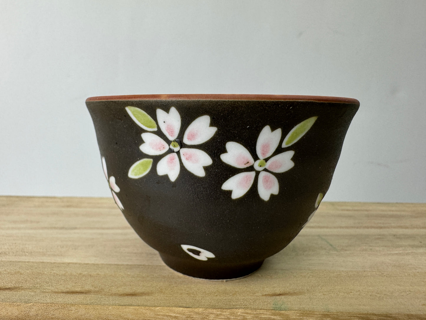 Y9613 CHAWAN Kyo-ware Sencha cup set of 5 signed box Japan antique tea ceremony