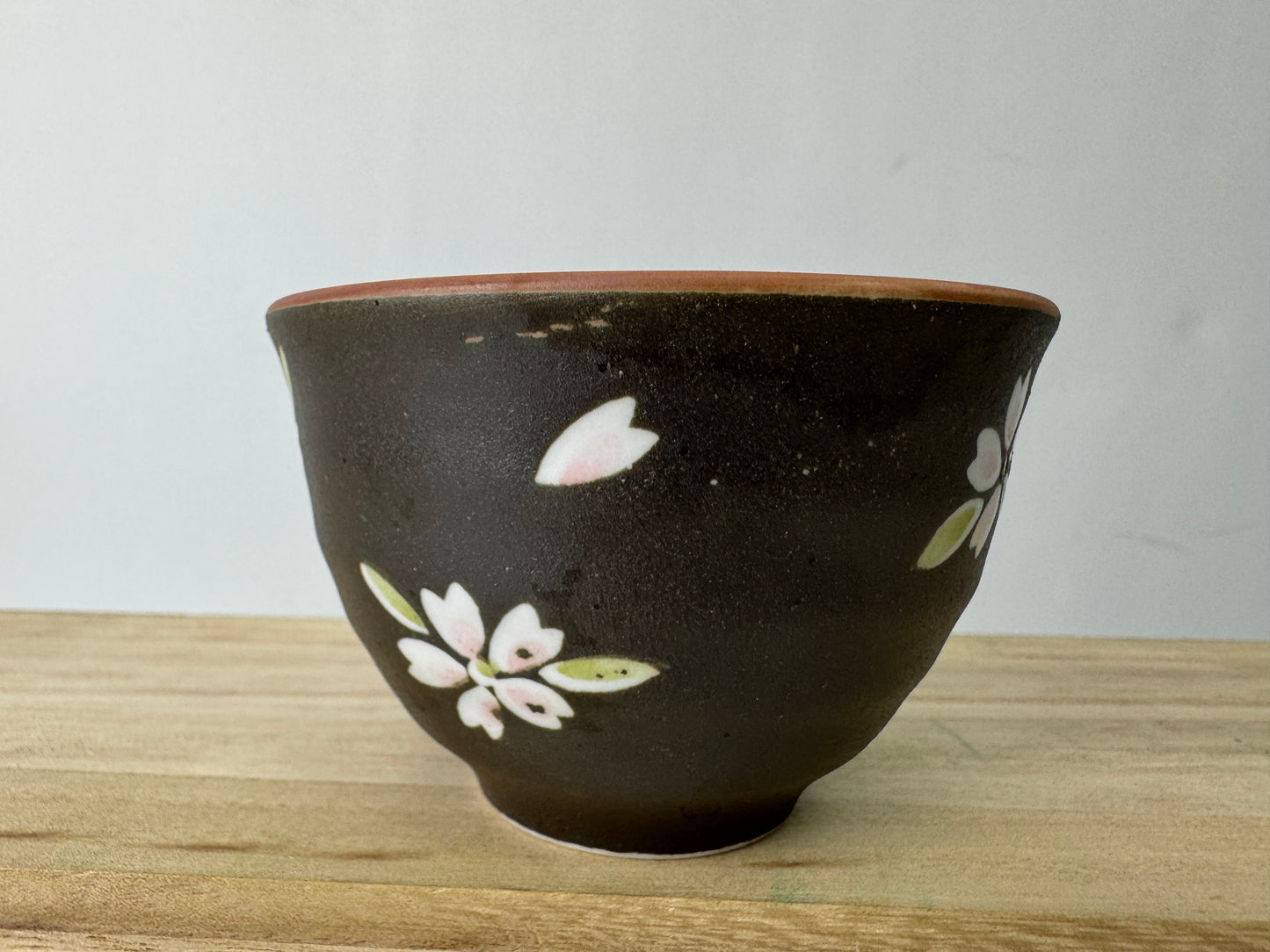 Y9613 CHAWAN Kyo-ware Sencha cup set of 5 signed box Japan antique tea ceremony