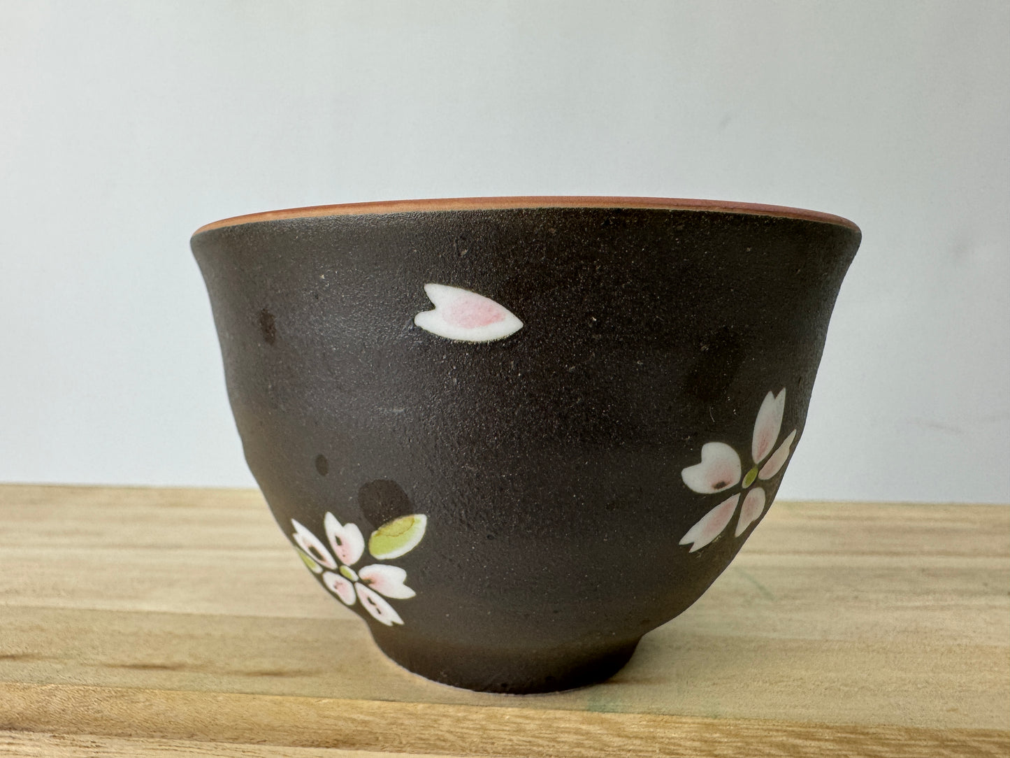 Y9613 CHAWAN Kyo-ware Sencha cup set of 5 signed box Japan antique tea ceremony