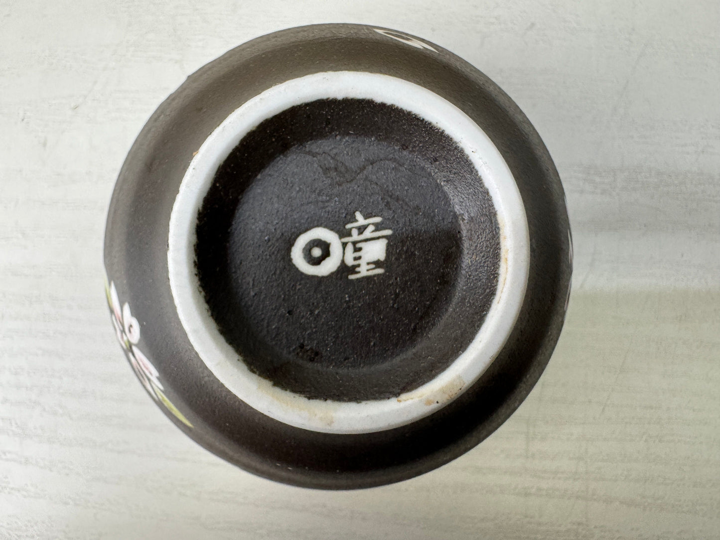 Y9613 CHAWAN Kyo-ware Sencha cup set of 5 signed box Japan antique tea ceremony