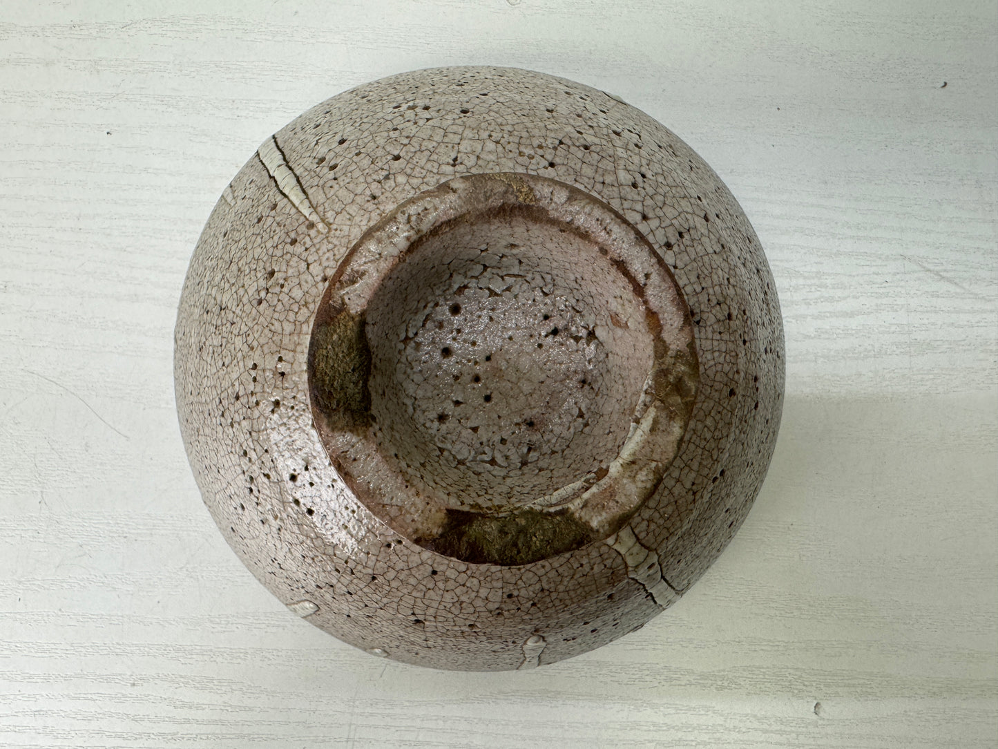 Y9615 CHAWAN Mino-ware Ido-waki bowl box Japan antique tea ceremony pottery cup