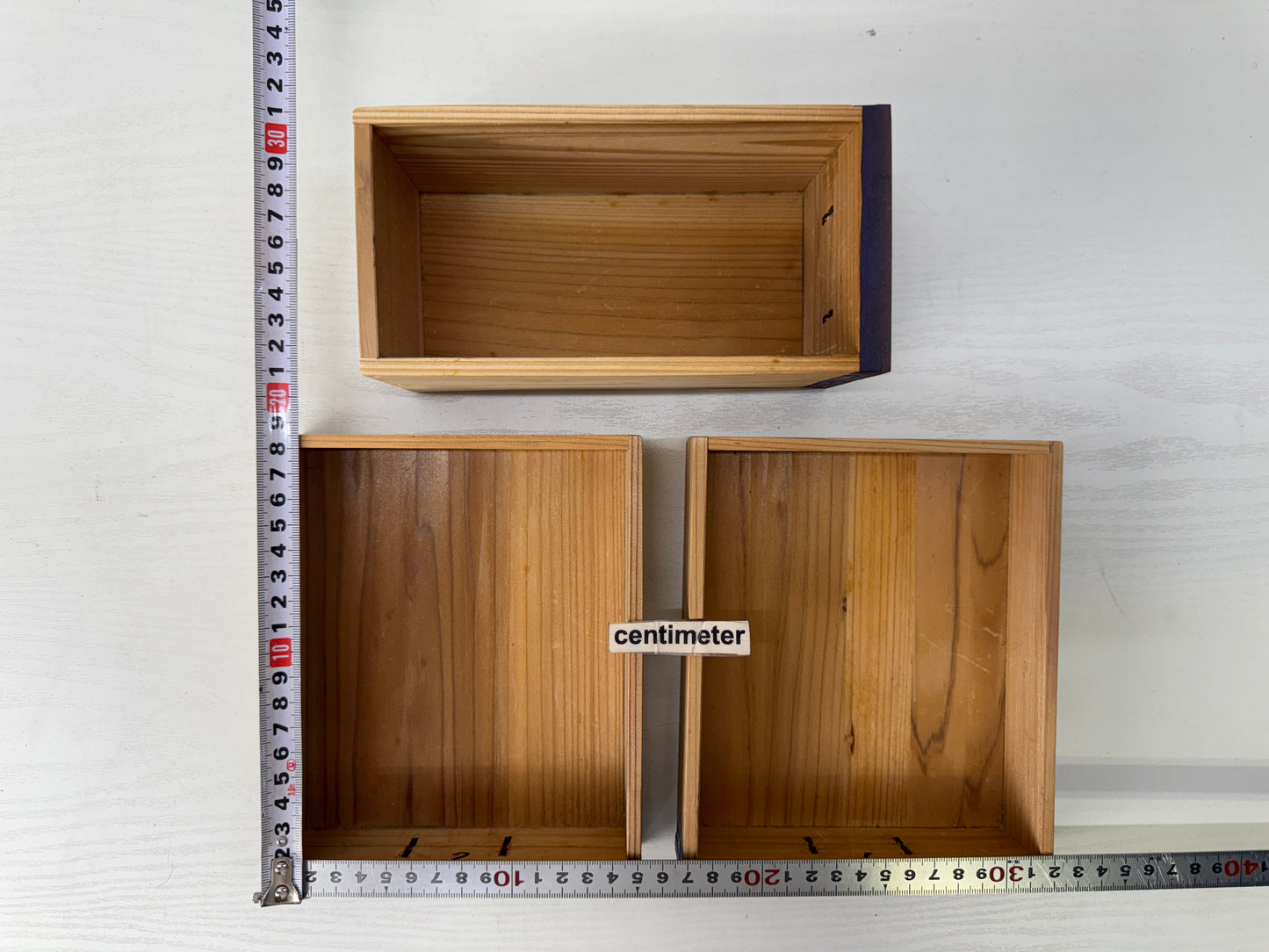 Y9617 TANSU small wooden Chest of drawers floral pattern furniture Japan antique