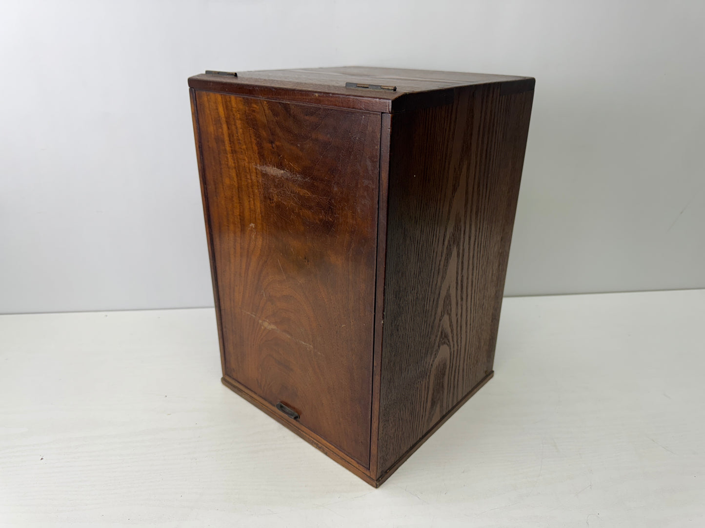 Y9618 TANSU Mulberry wood Folding Dressing table small vanity Japan antique