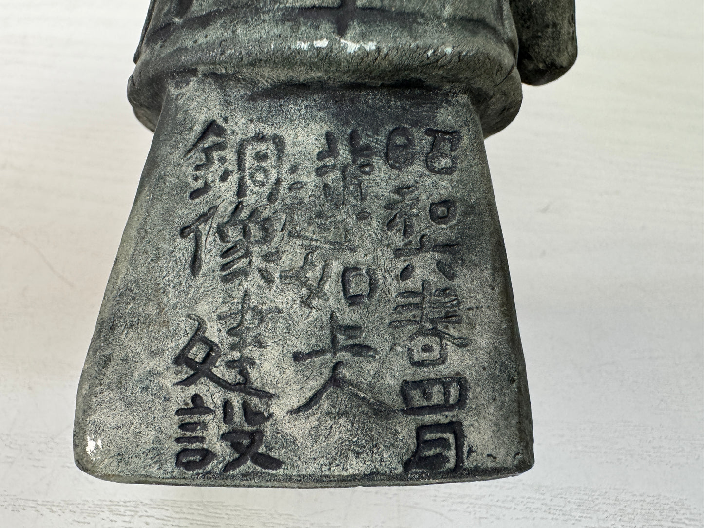 Y9623 STATUE Saint Shinran figure figurine Japan antique Buddhist art Buddhism