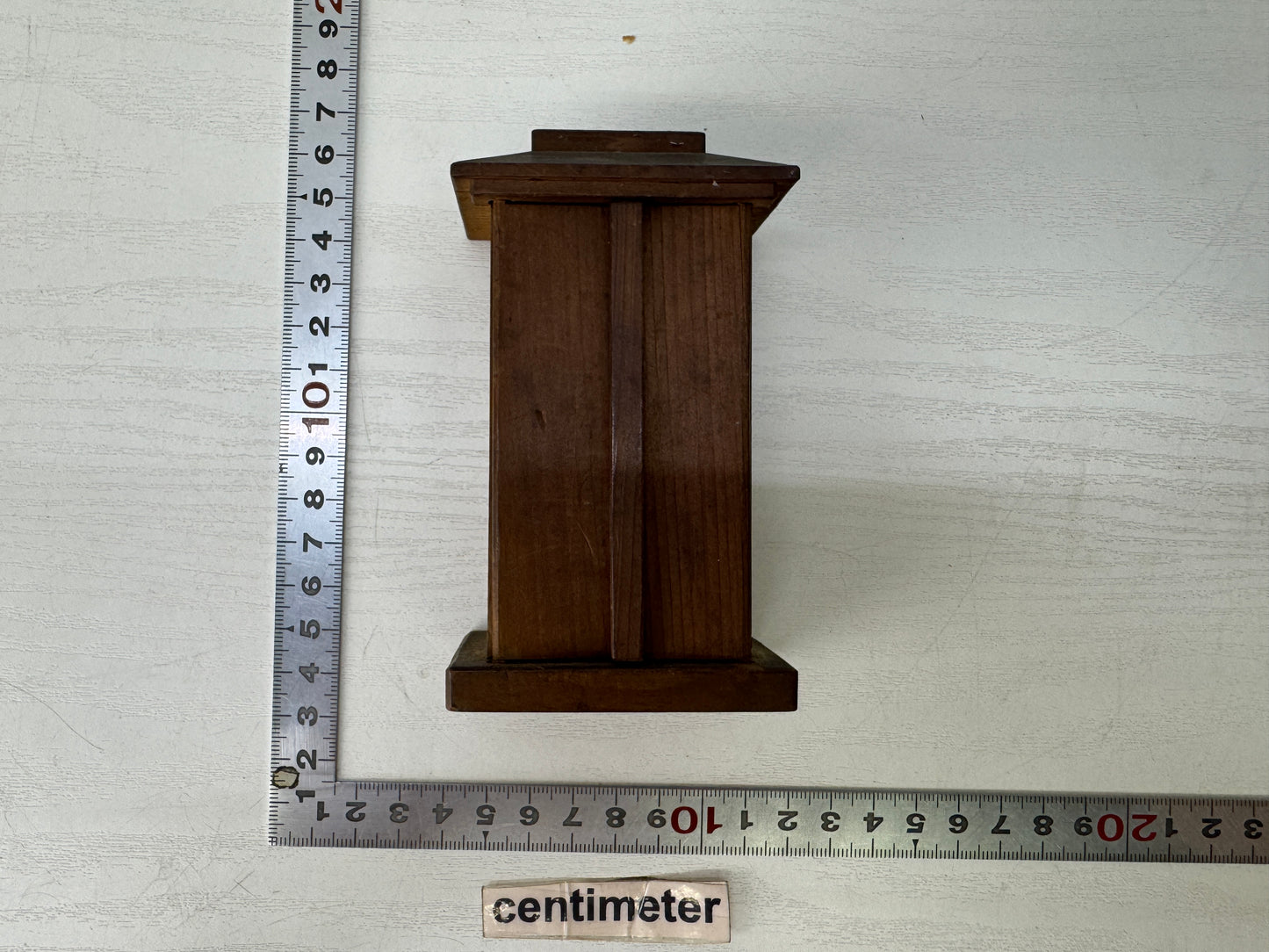 Y9624 STATUE Fudo Myoo small Acala figurine shrine Japan antique Buddhist art