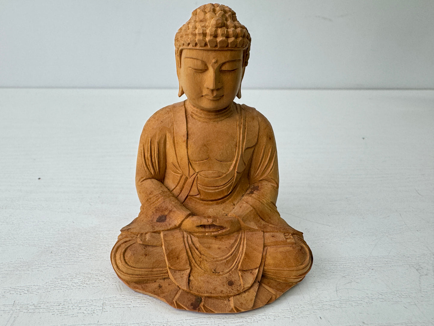 Y9628 STATUE Buddha Buddhist figure figurine box Japan antique Buddhism art