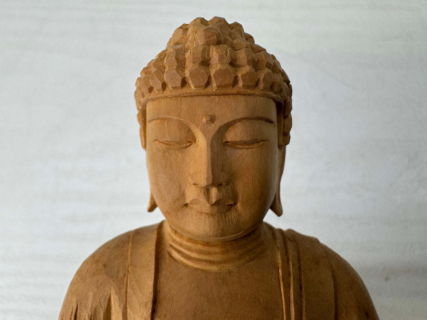 Y9628 STATUE Buddha Buddhist figure figurine box Japan antique Buddhism art