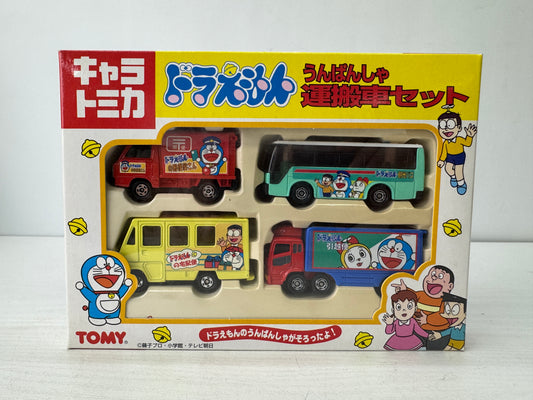 Y9635 TOY TOMY Doraemon Transporter miniature car set Japan antique vintage