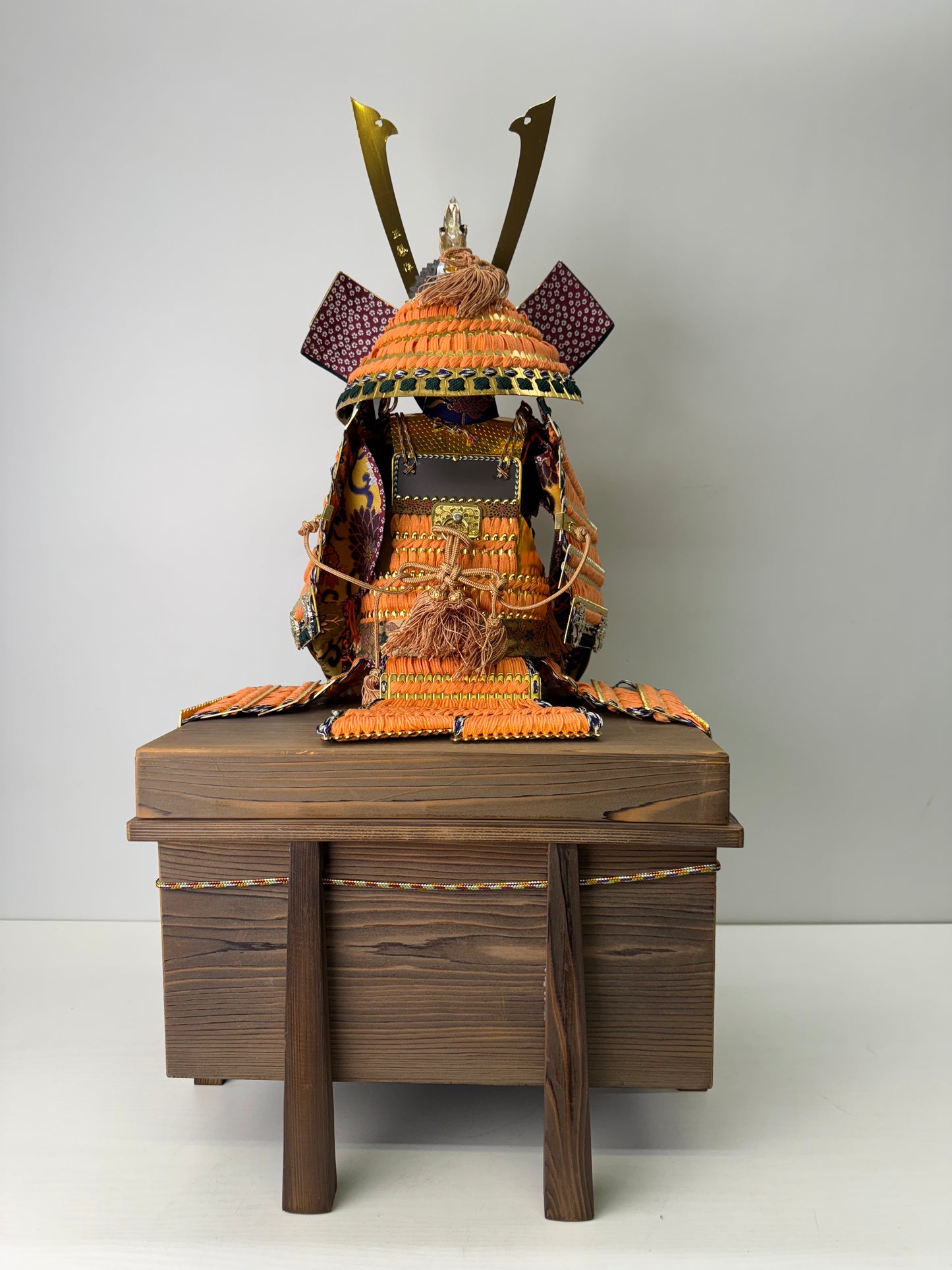 Y9646 NINGYO May Doll armor Yoroi Samurai figurine Japan antique figure interior