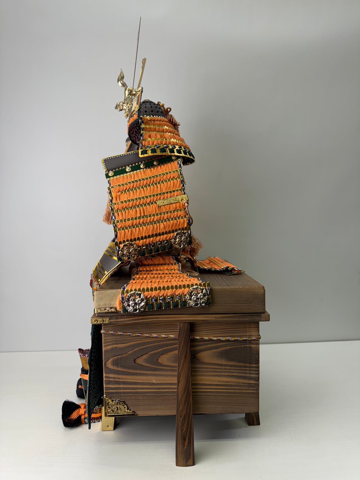 Y9646 NINGYO May Doll armor Yoroi Samurai figurine Japan antique figure interior