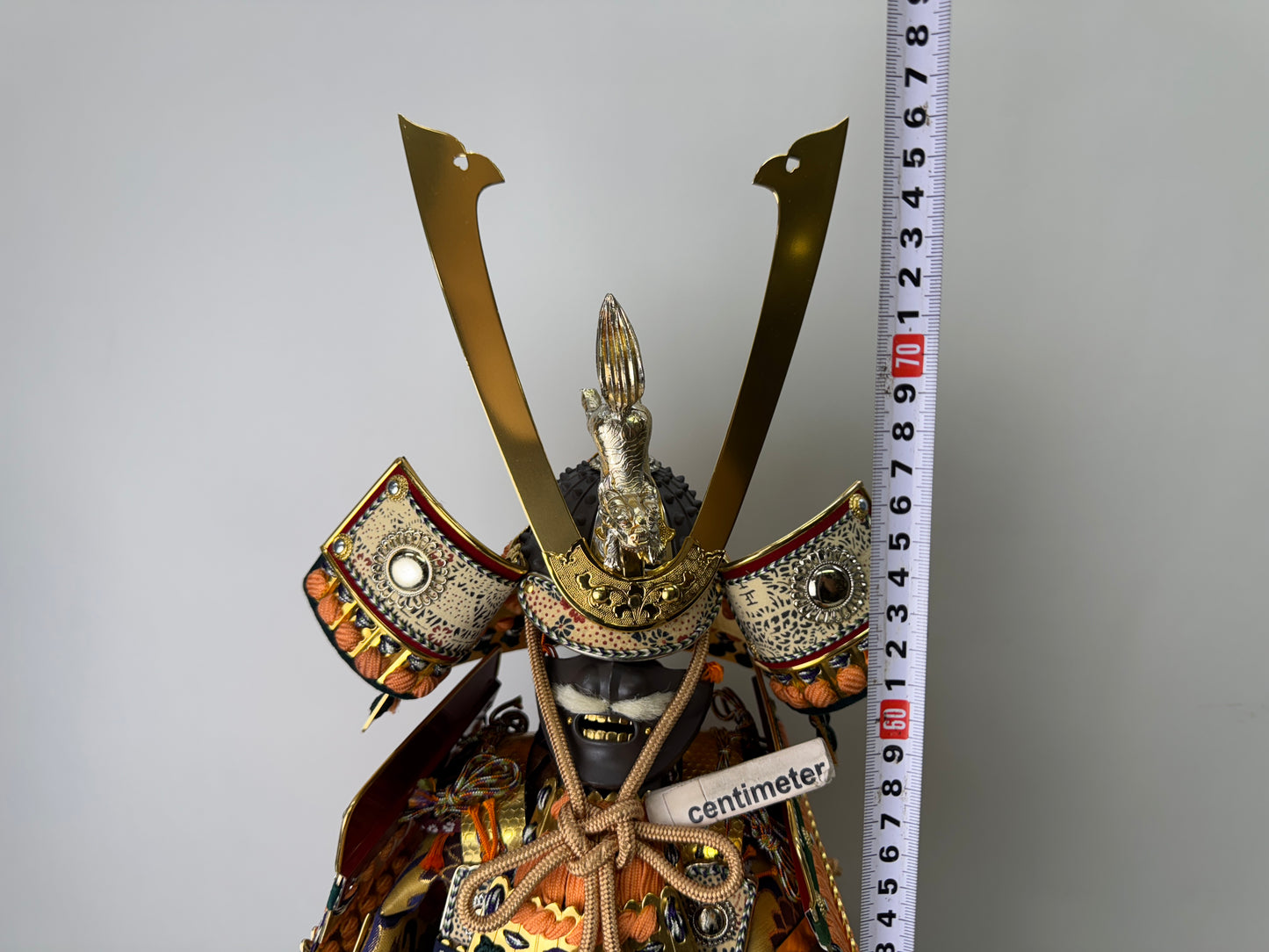 Y9646 NINGYO May Doll armor Yoroi Samurai figurine Japan antique figure interior