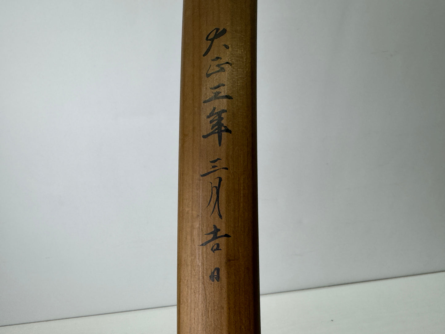 Y9648 SAYA white scabbard sheath Japan antique samurai katana koshirae armor