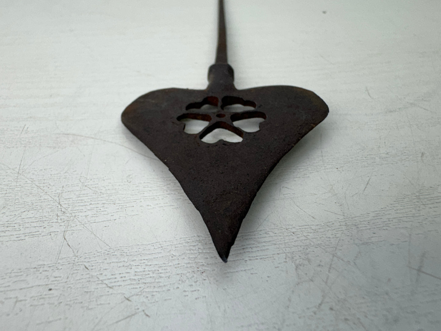 Y9649 YAJIRI sword fittings Arrowhead bows arrows openwork pattern Japan antique