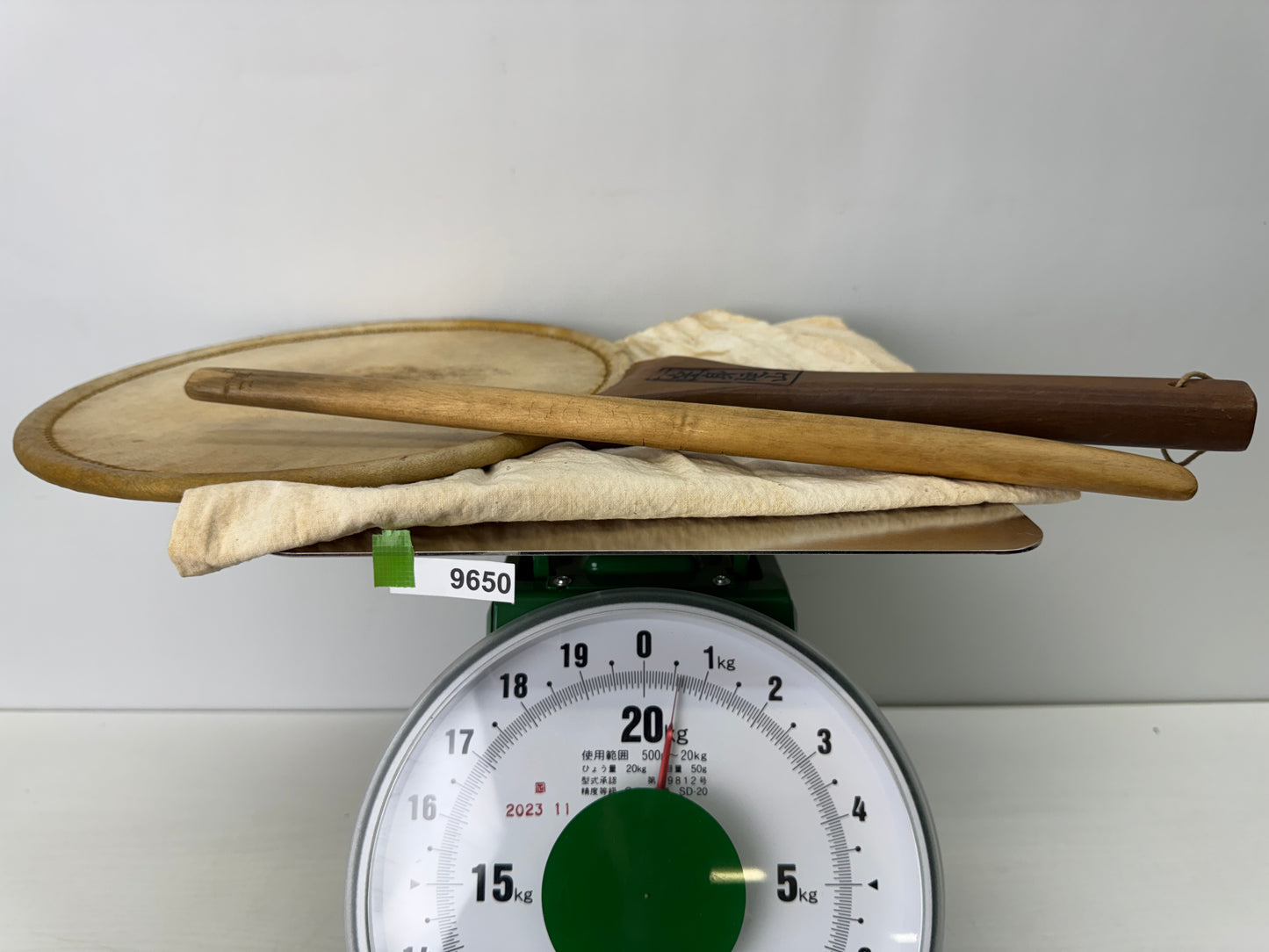 Y9650 TAIKO Japanese fan drum Buddhist altar equipment Japan antique music