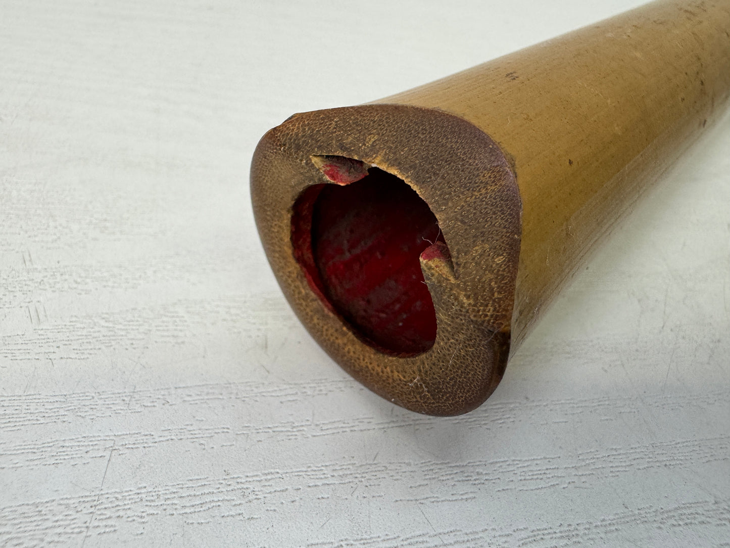 Y9651 SHAKUHACHI Bamboo flute KInko style single piece Japan antique traditional