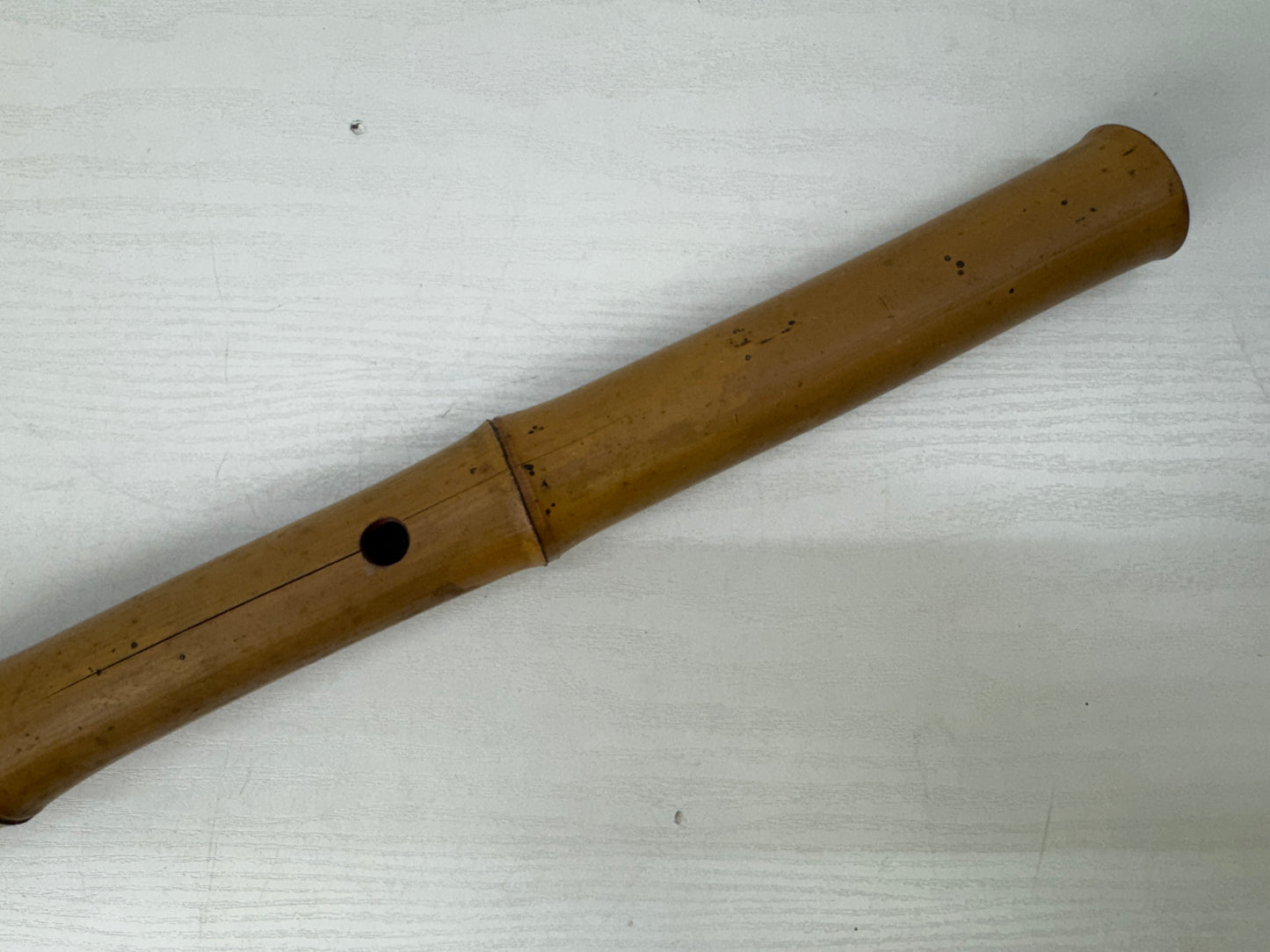 Y9651 SHAKUHACHI Bamboo flute KInko style single piece Japan antique traditional