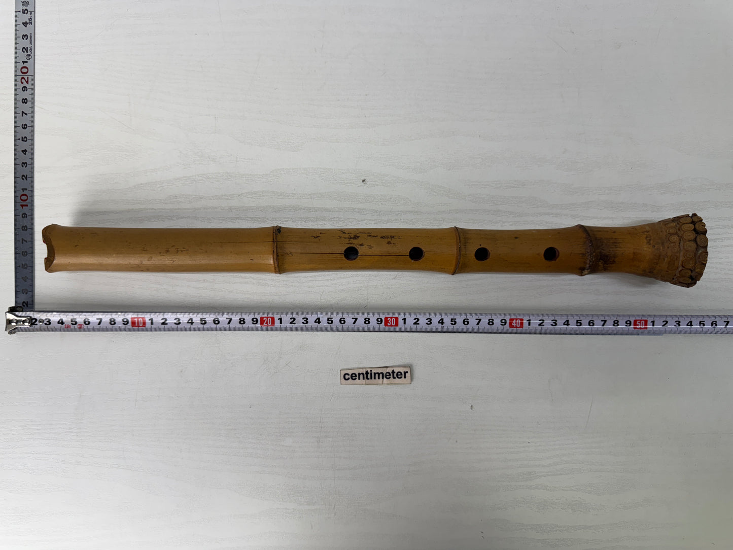 Y9651 SHAKUHACHI Bamboo flute KInko style single piece Japan antique traditional