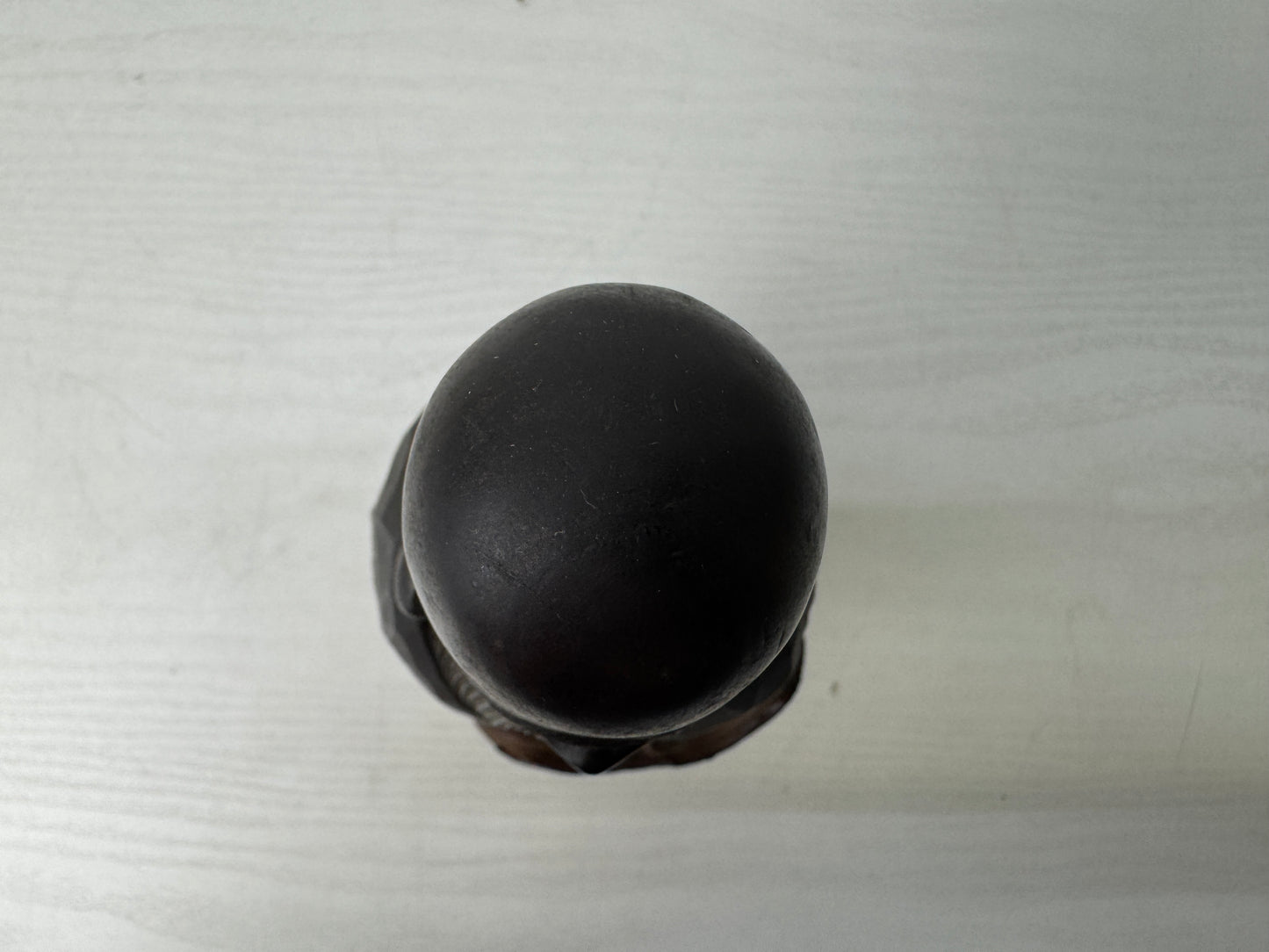 Y9656 STATUE natural wood carving Hermit figure figurine Japan antique interior